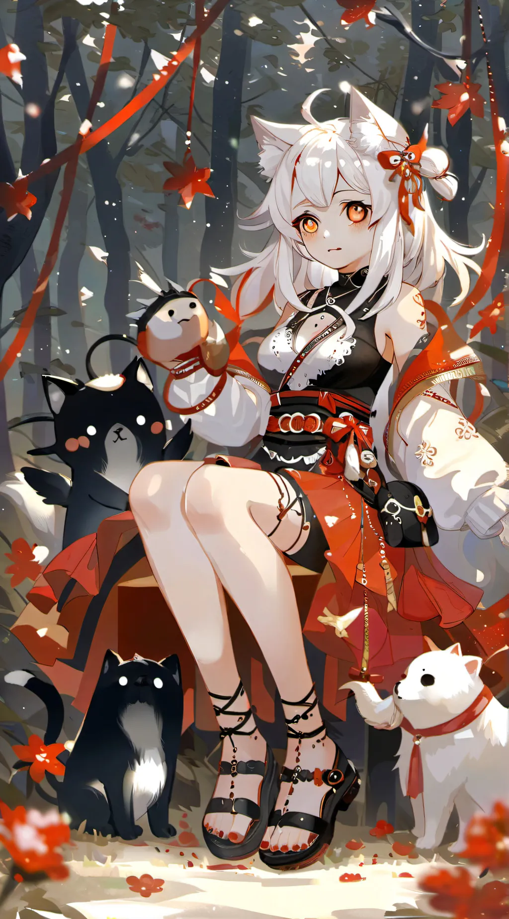 ai character: chica zorro background