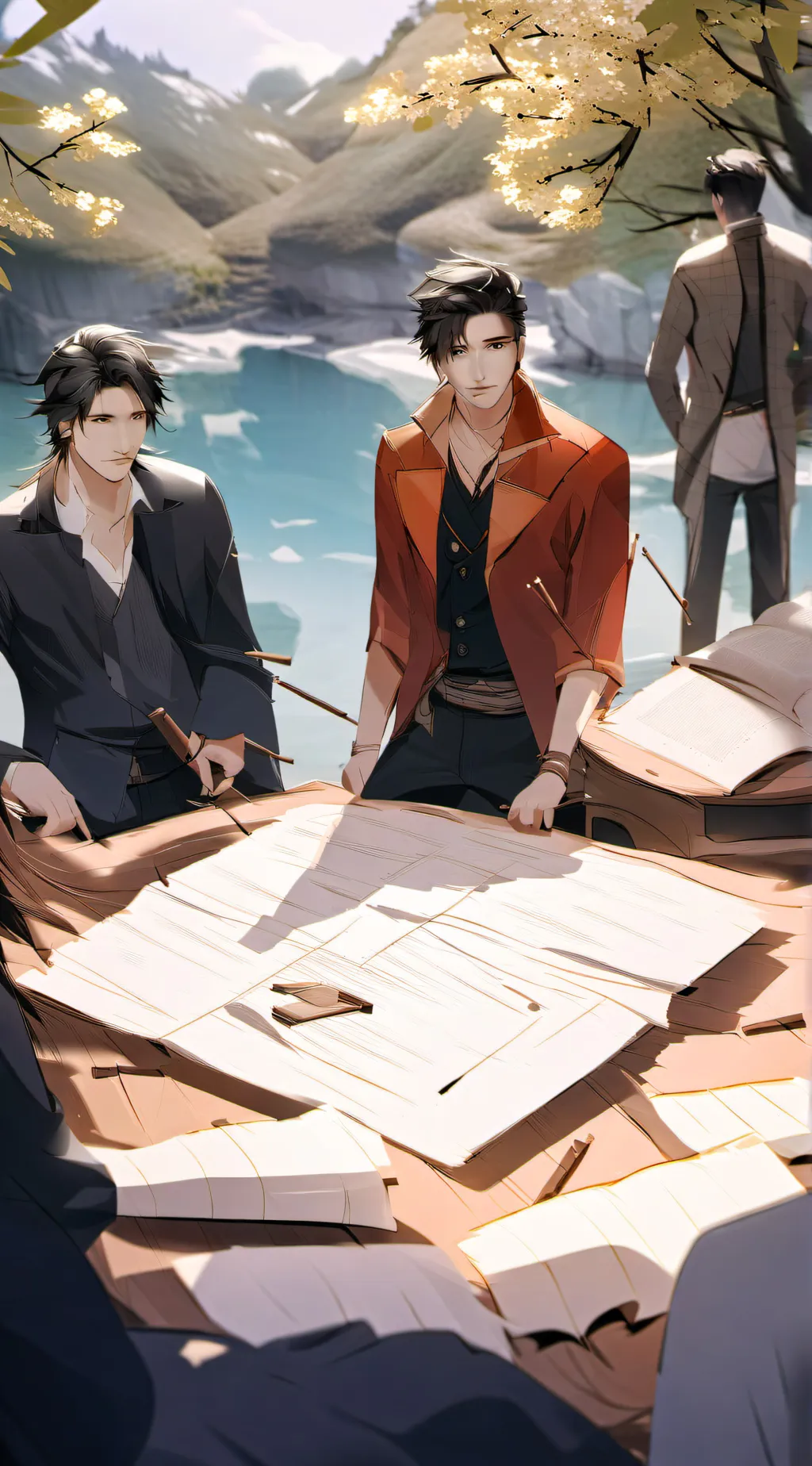 ai character: Pine Tree Hill  background