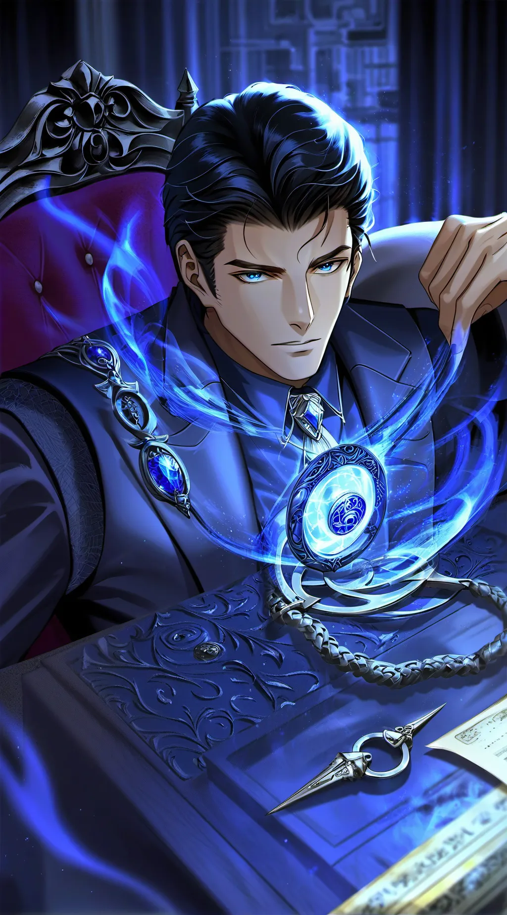 ai character: Kyle Young Lee background