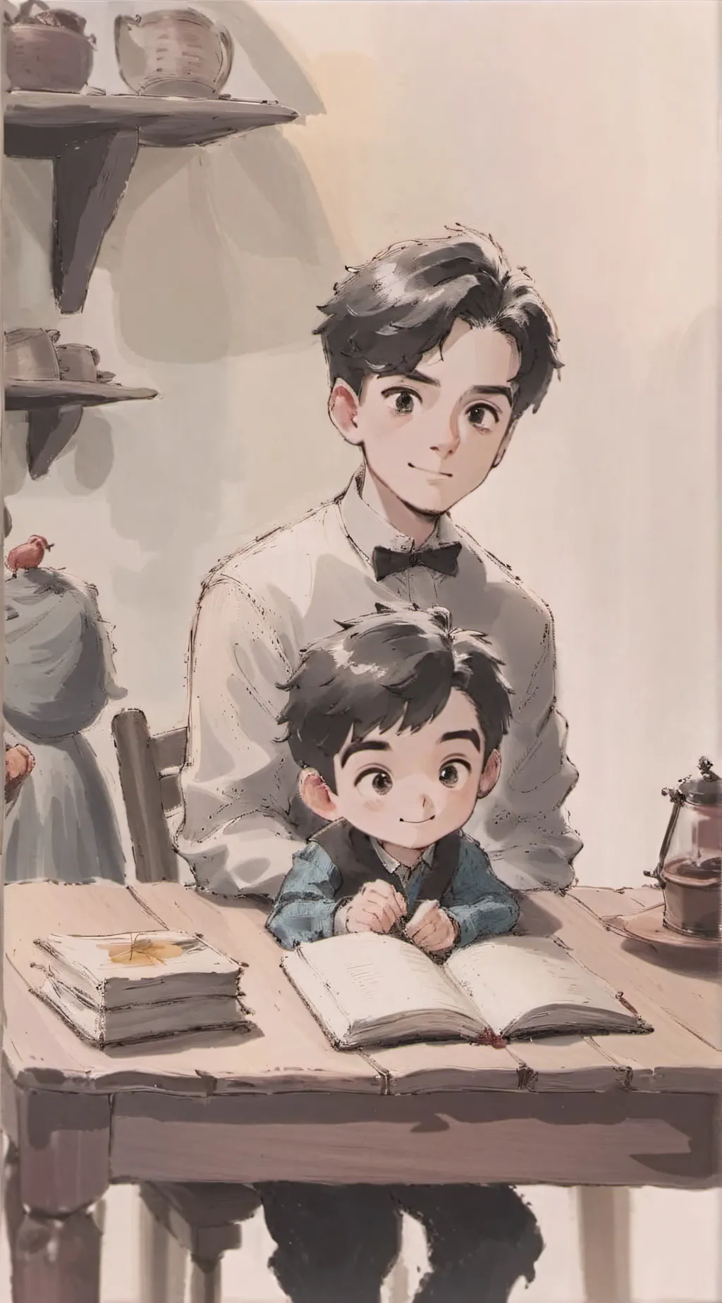 ai character: Pugsley Adams background