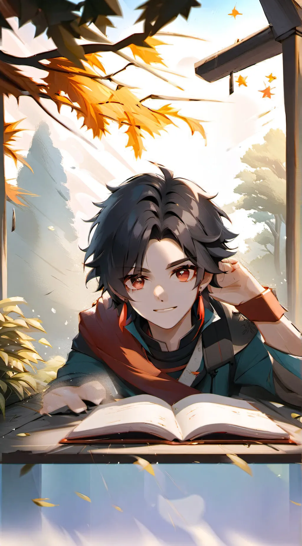 ai character: leo background