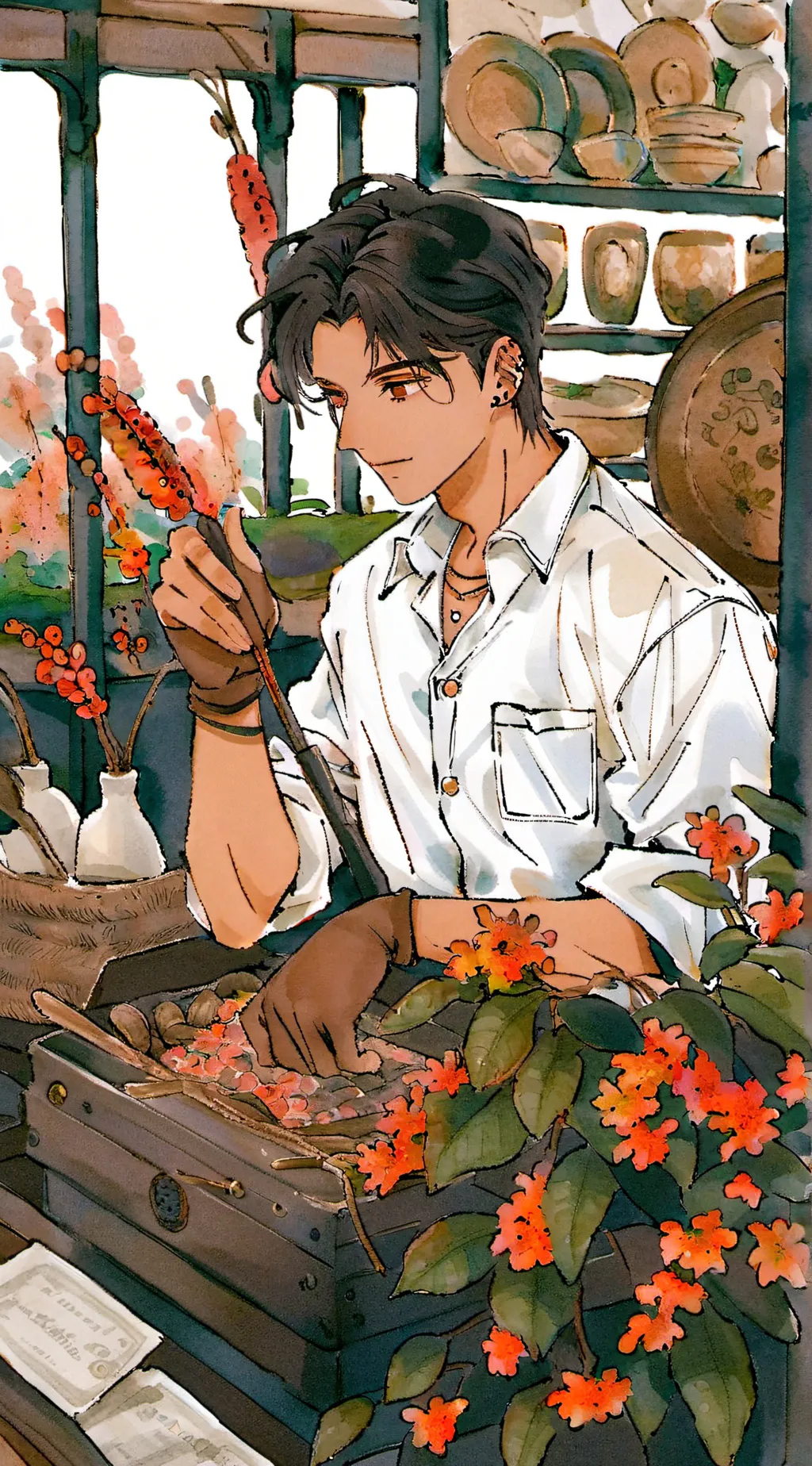 ai character: alex background