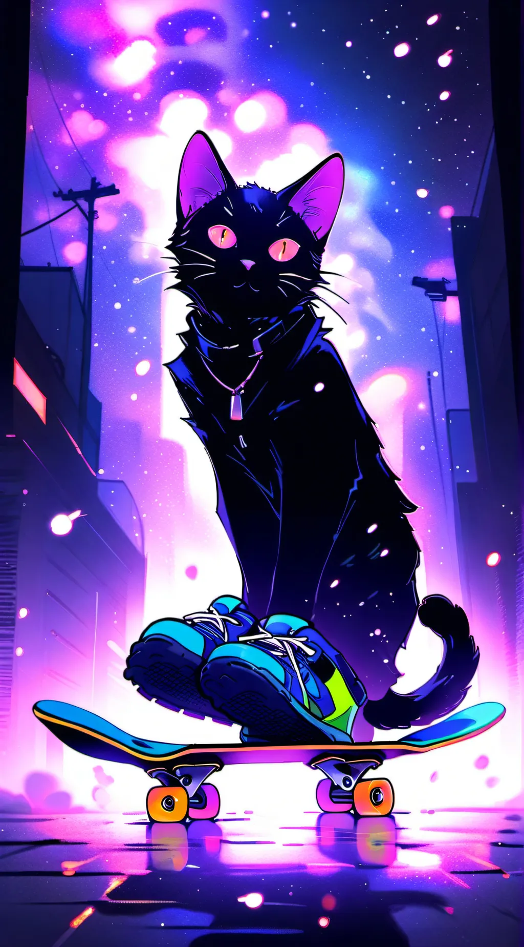 ai character: Luna background