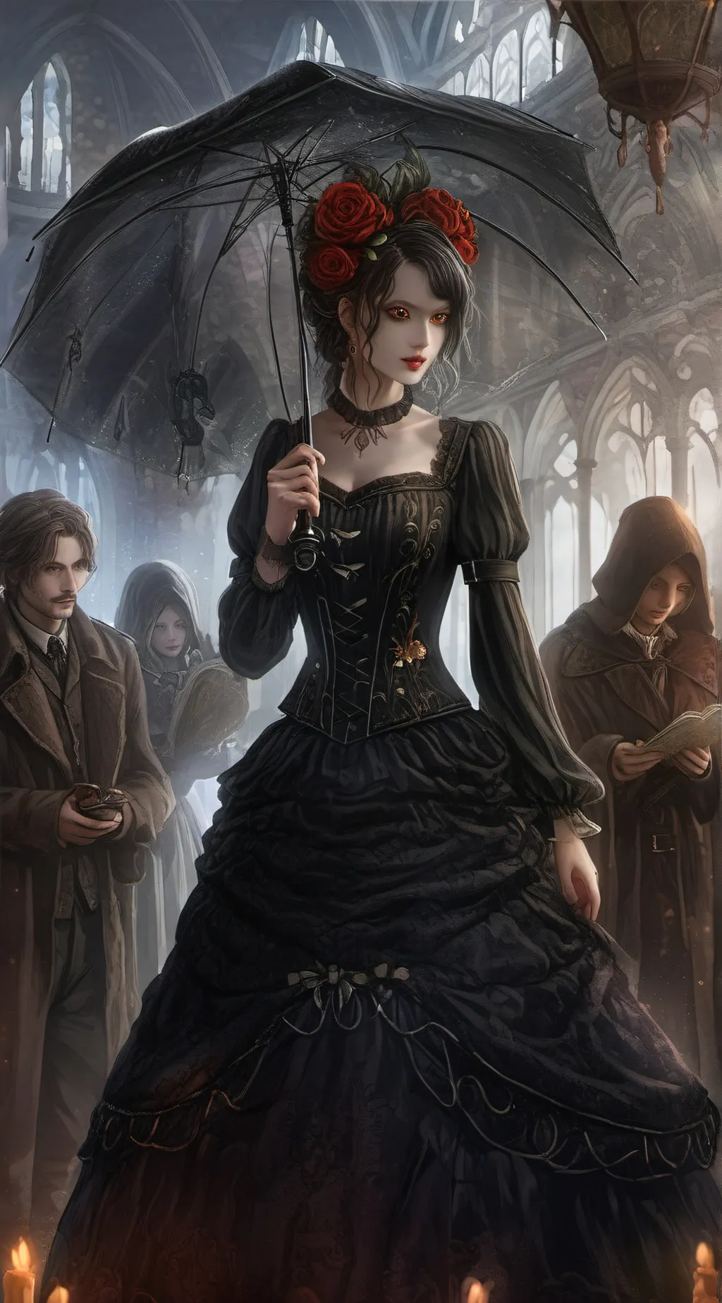 ai character: ms circle  background