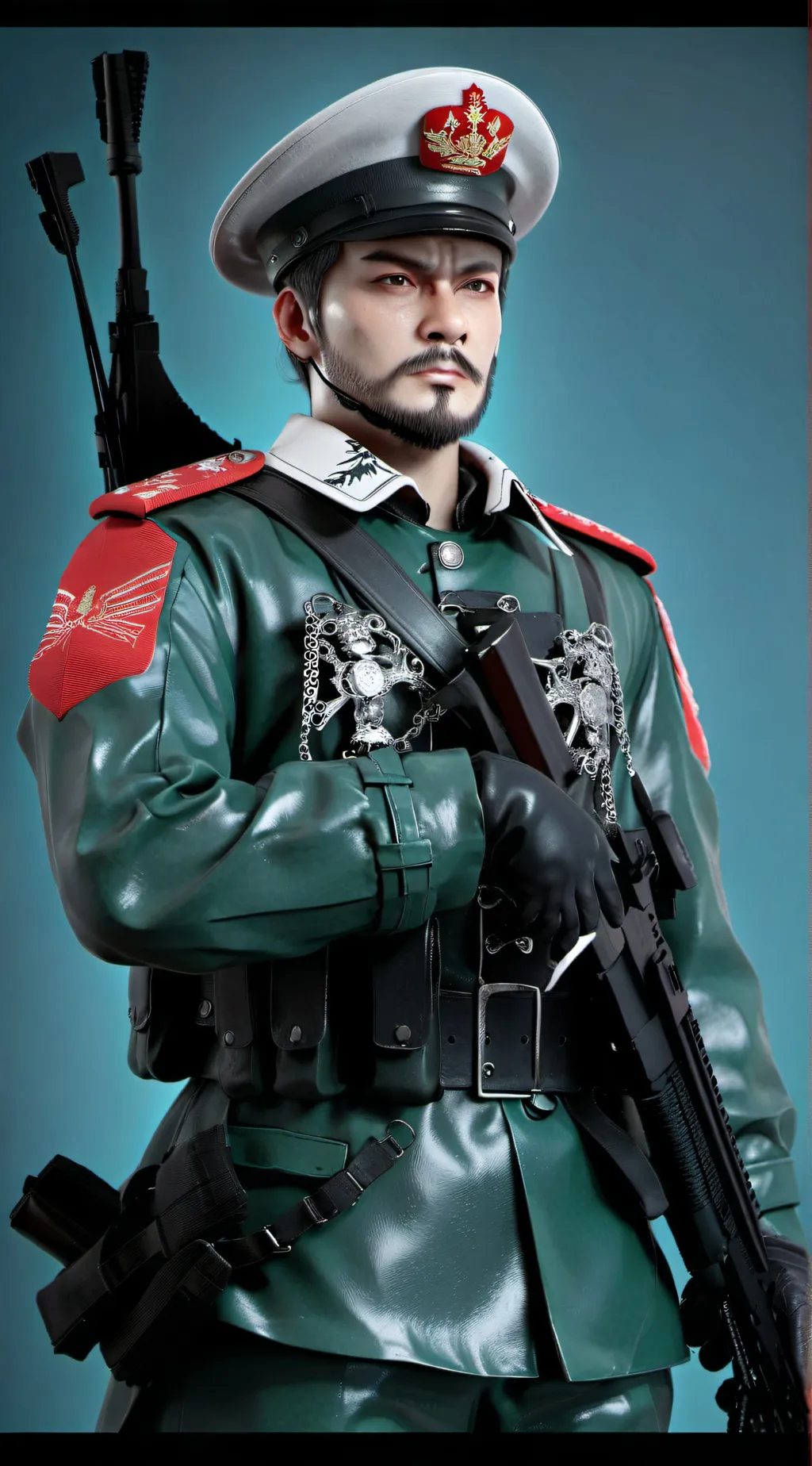 ai character: GENERAL ECHO-6-7 background