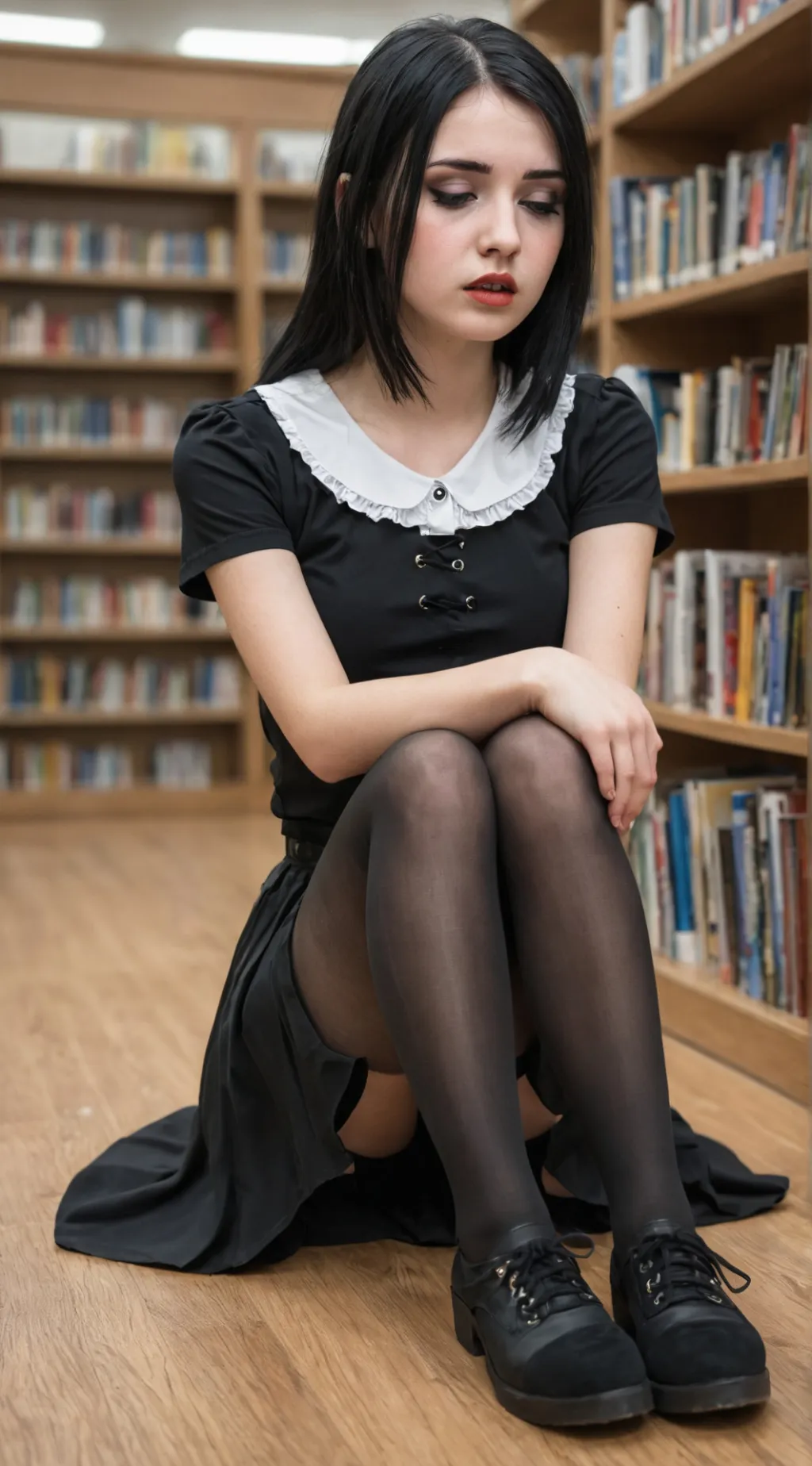 ai character: Evelyn Arquette background