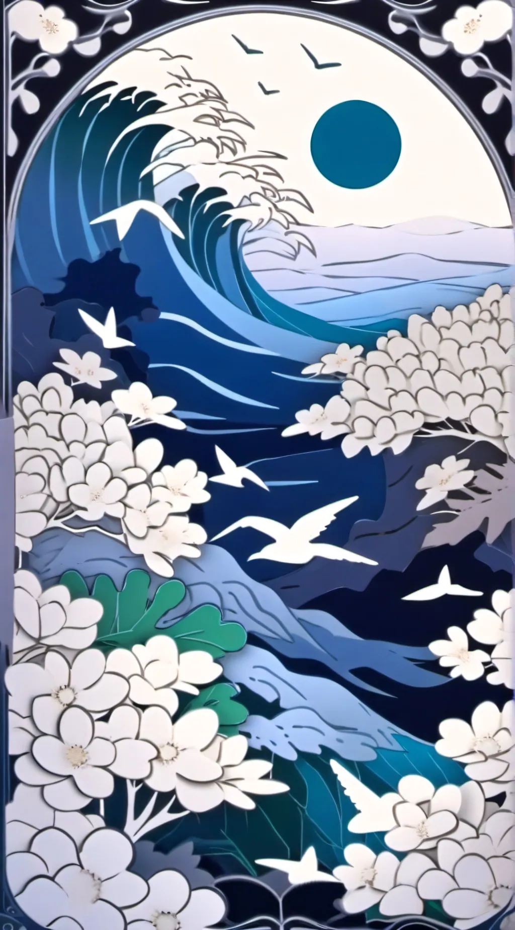 ai character: HH Halloween background