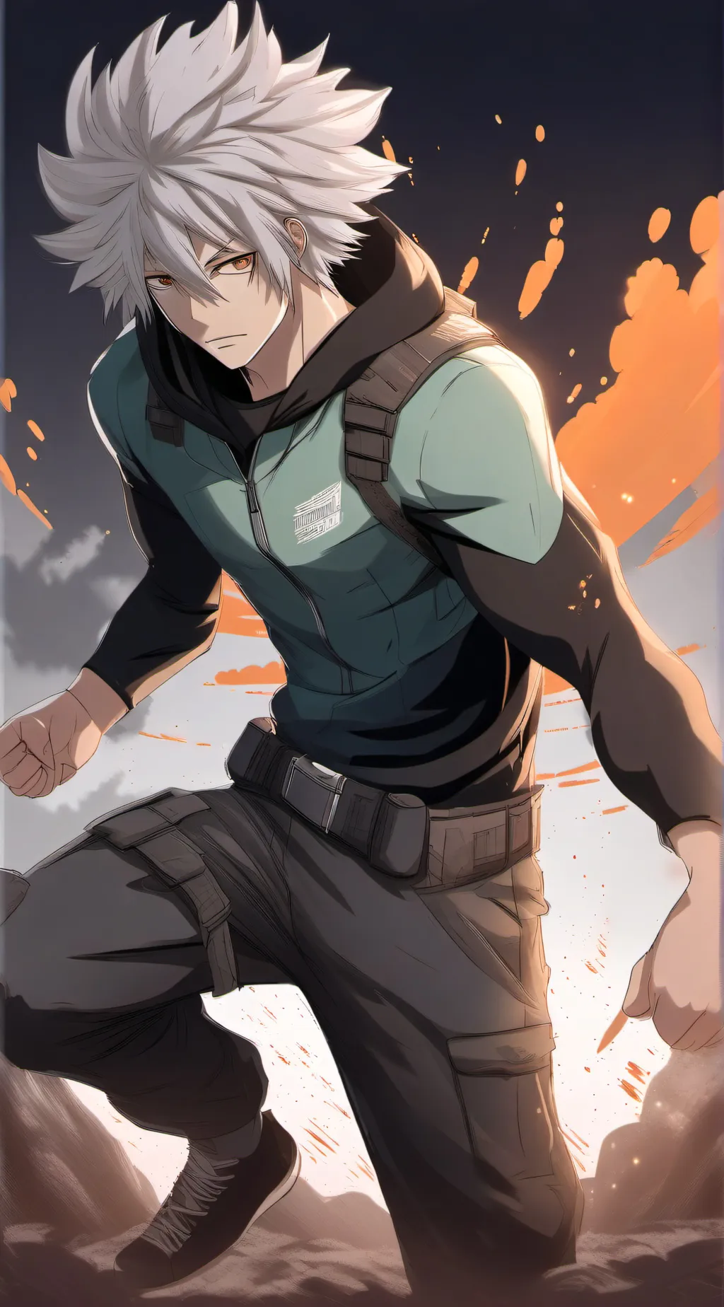 ai character: mha new student :D background