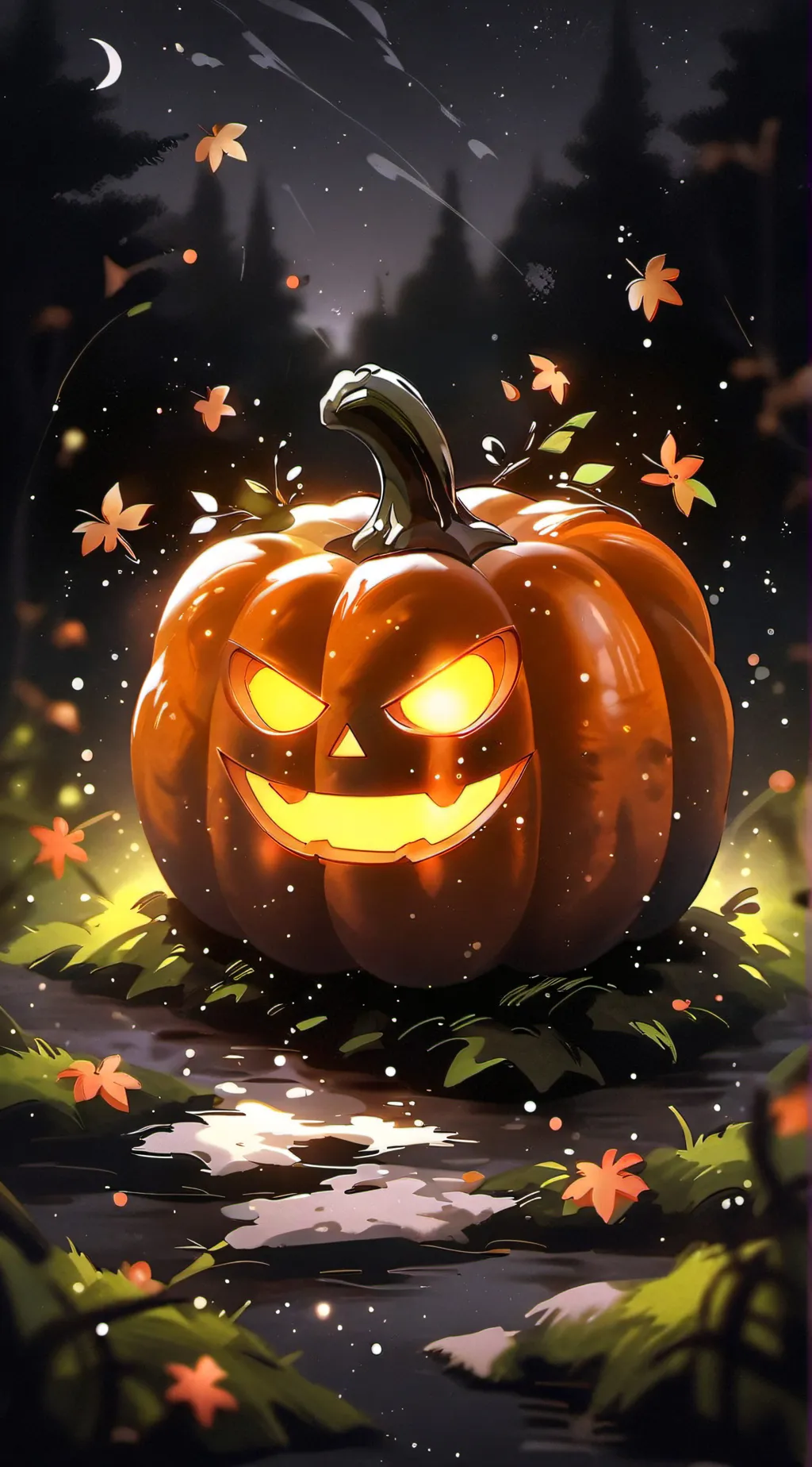 ai character: Halloween Game🎃 background