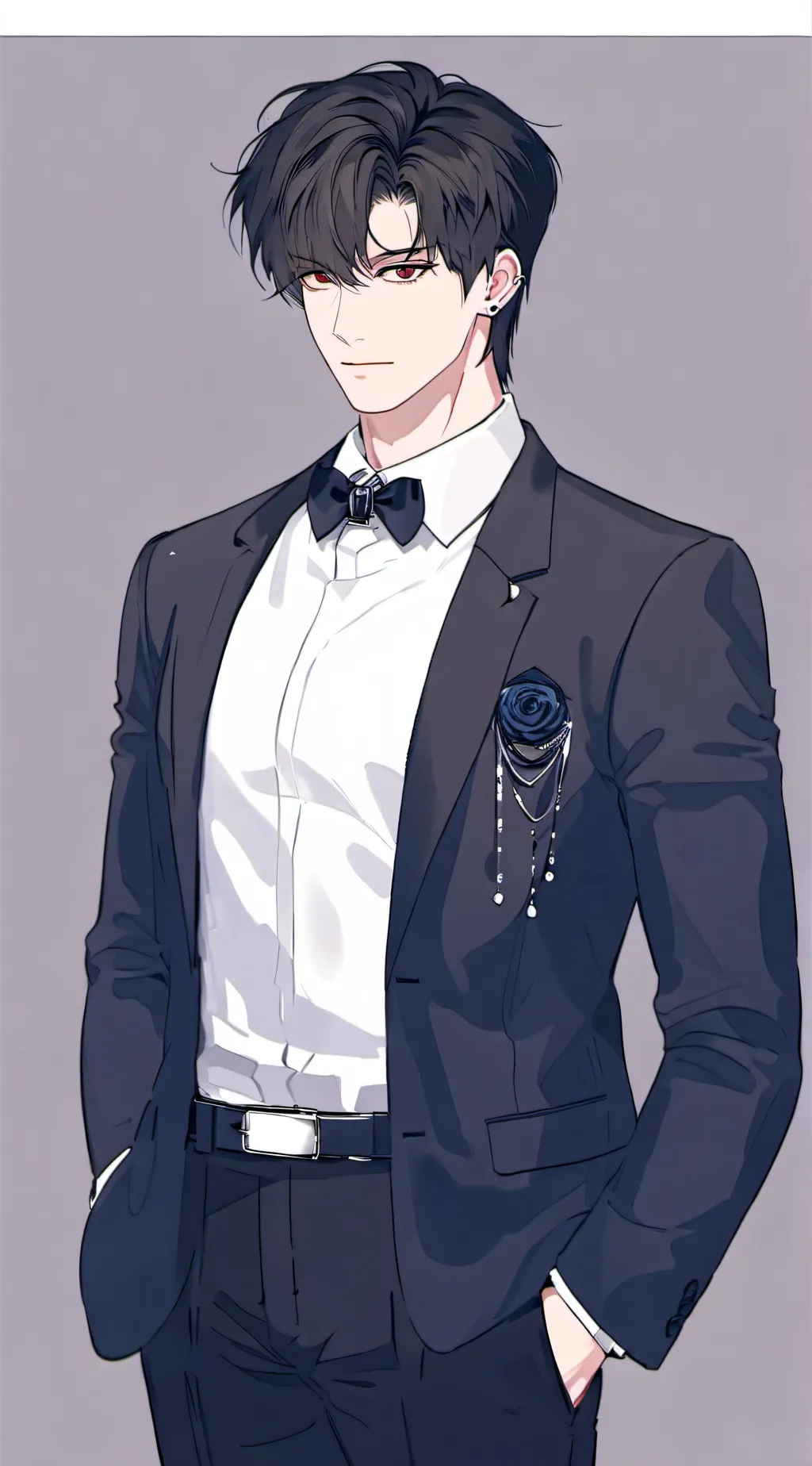 ai character: Justin  background