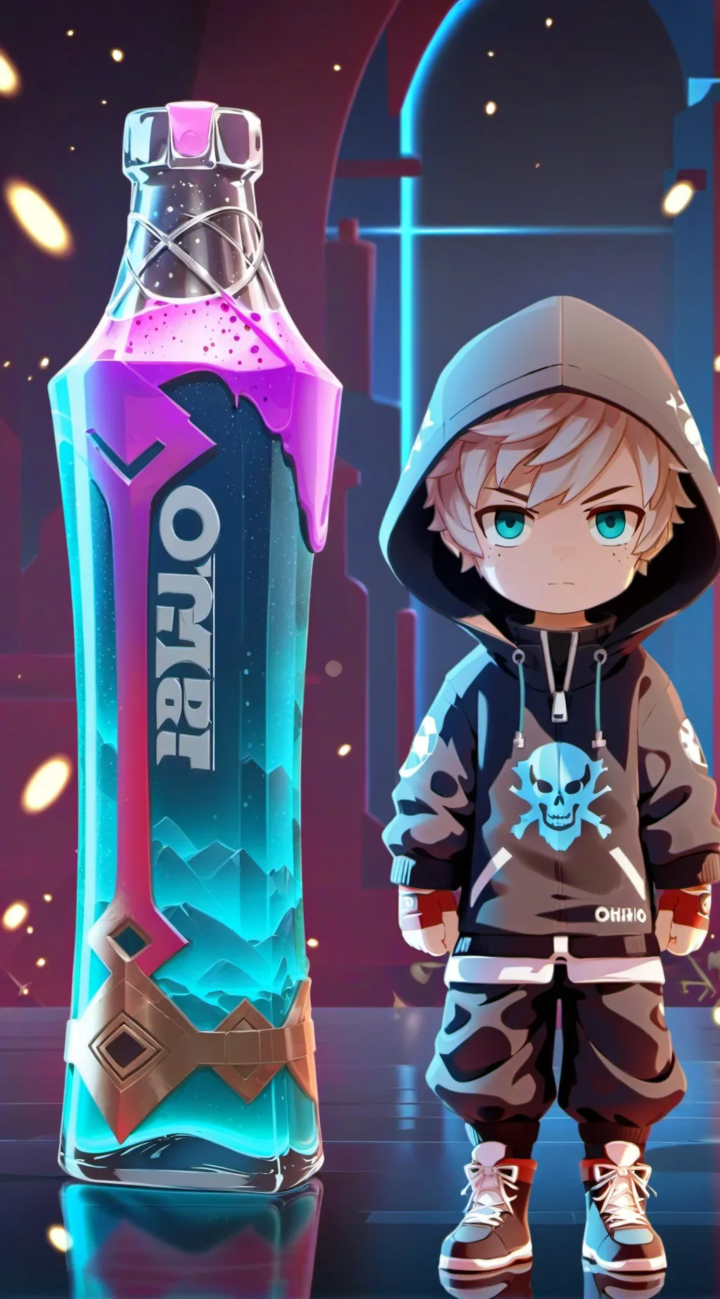 ai character: MHA DAYS🤟😏🤨 background