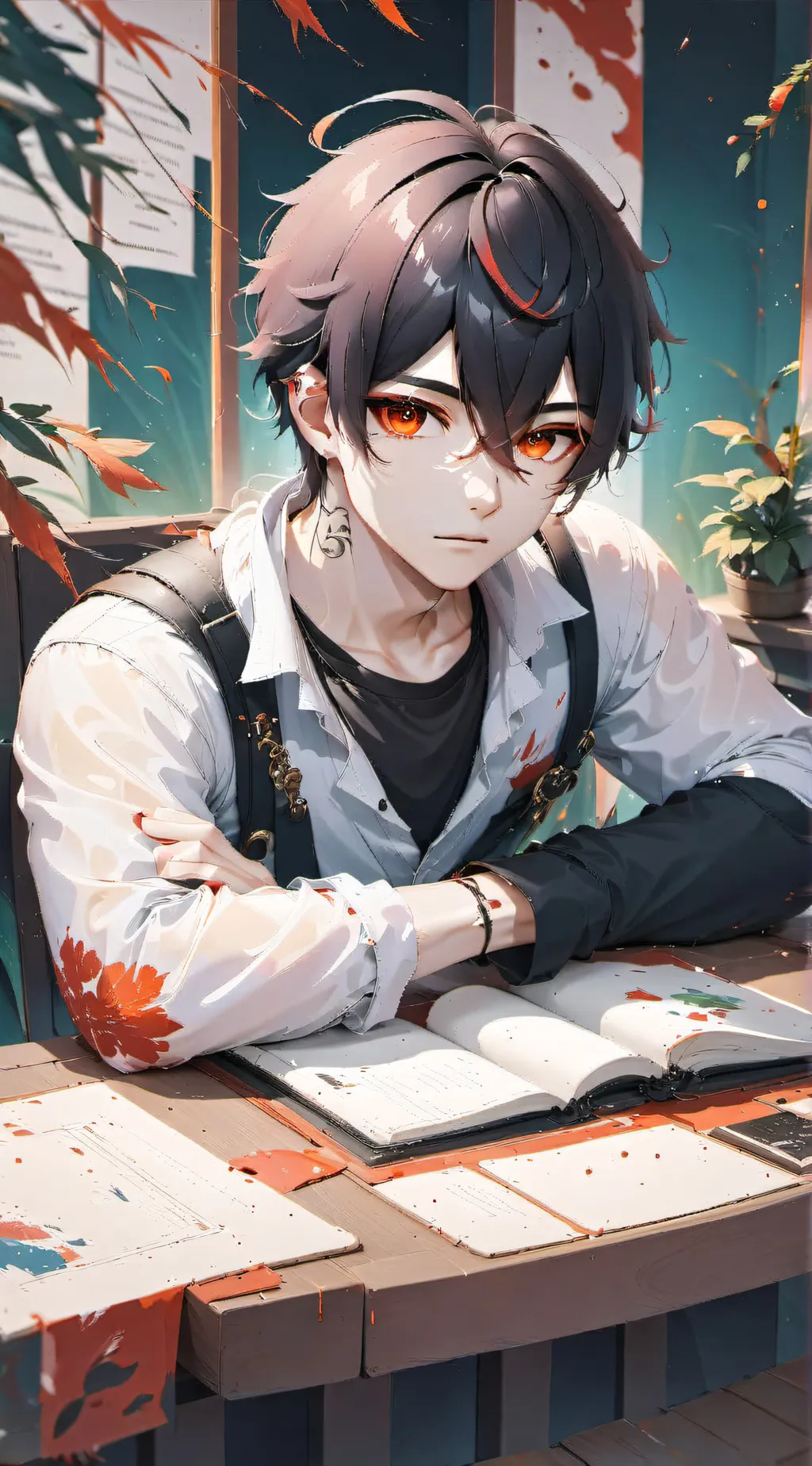 ai character: MiNHO 💕 background