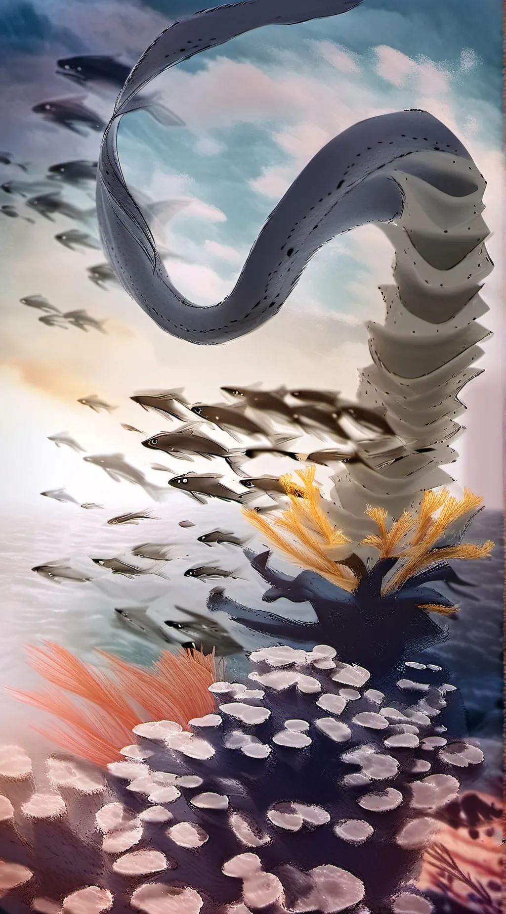 ai character: horror background