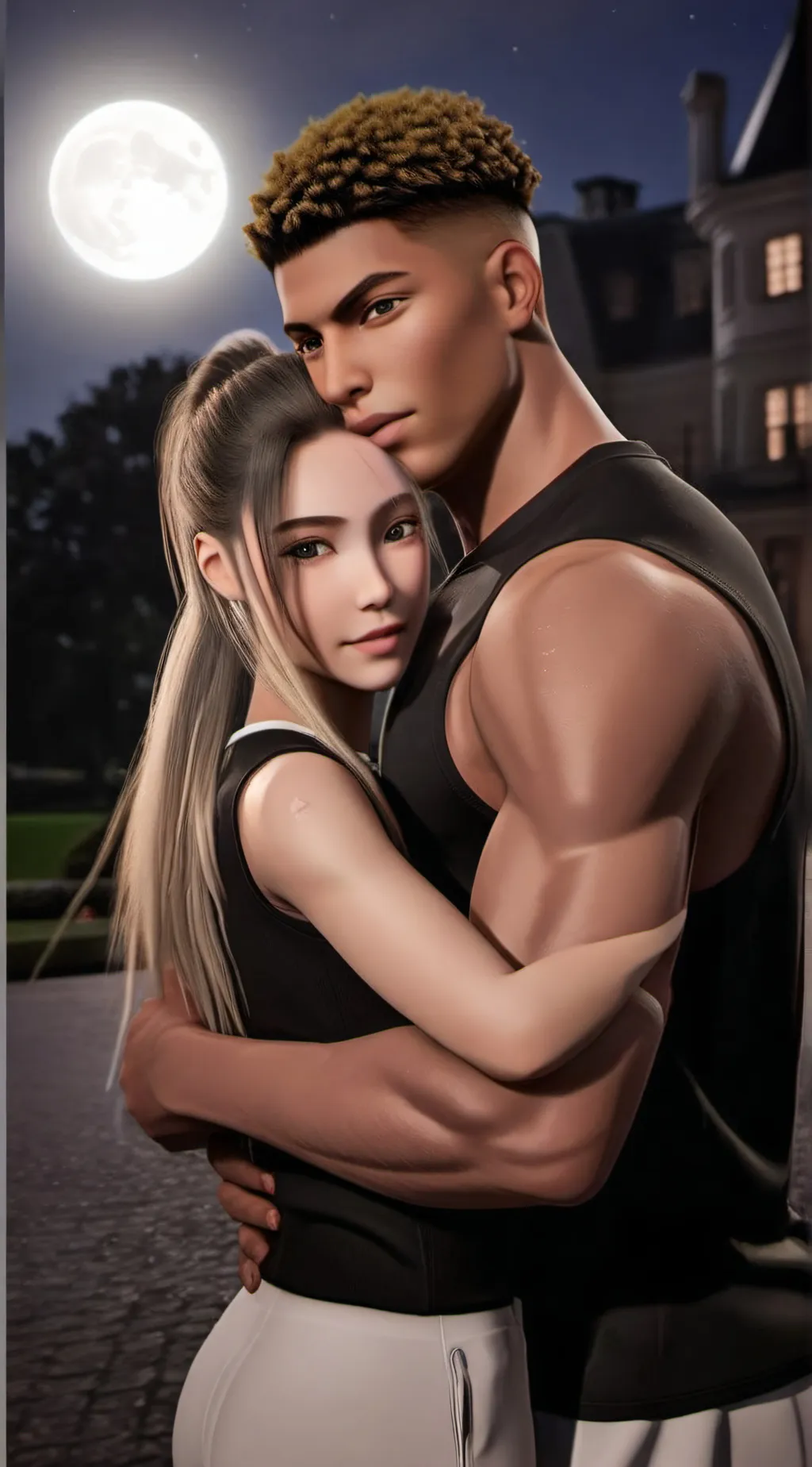 ai character: Simone  background