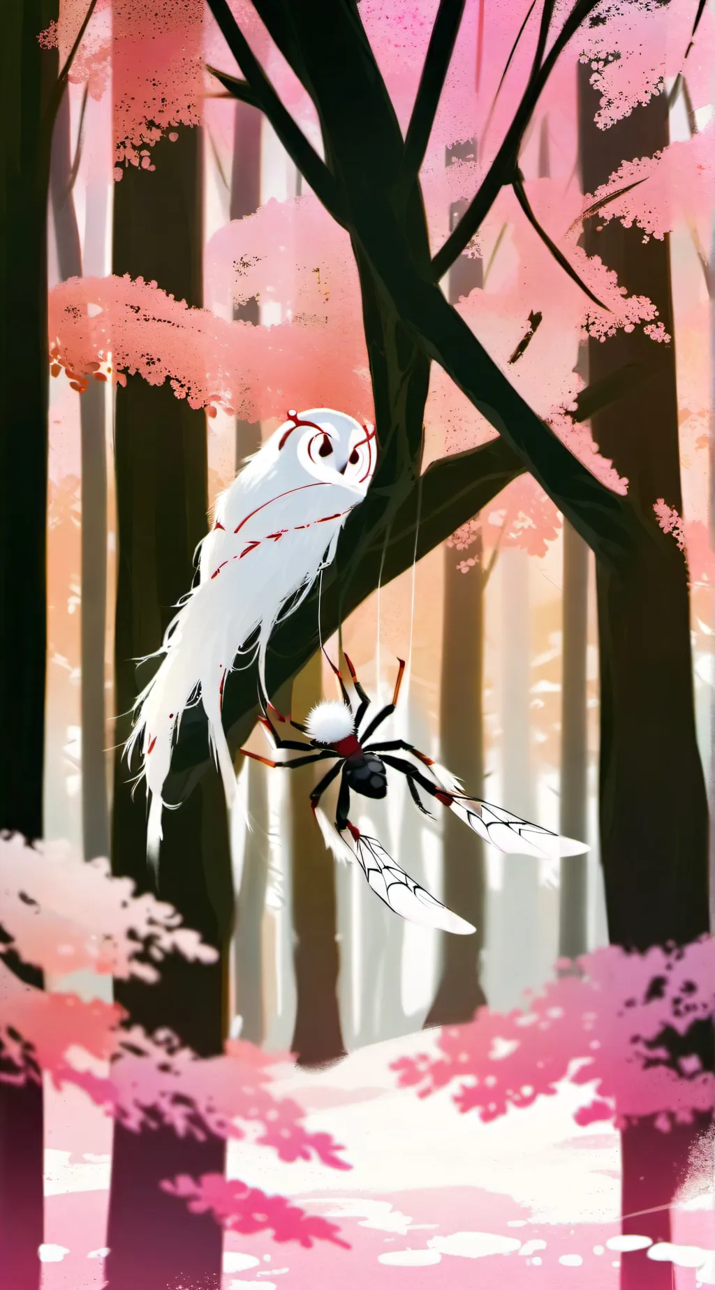 ai character: Angel dust HH background