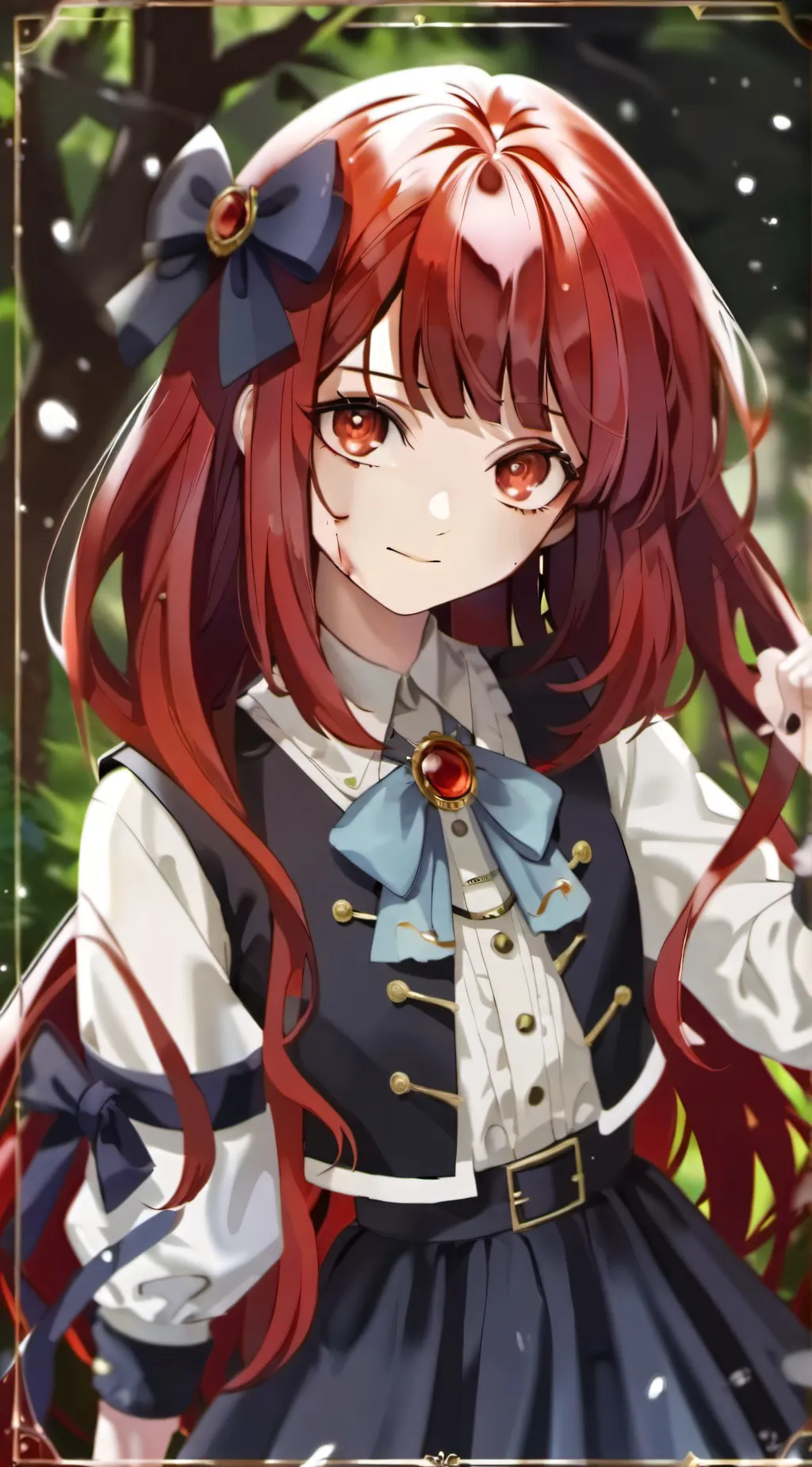 ai character: Hashira meet FNAF background