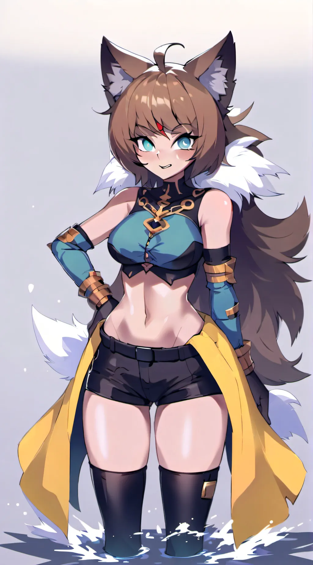 ai character: Feline  background