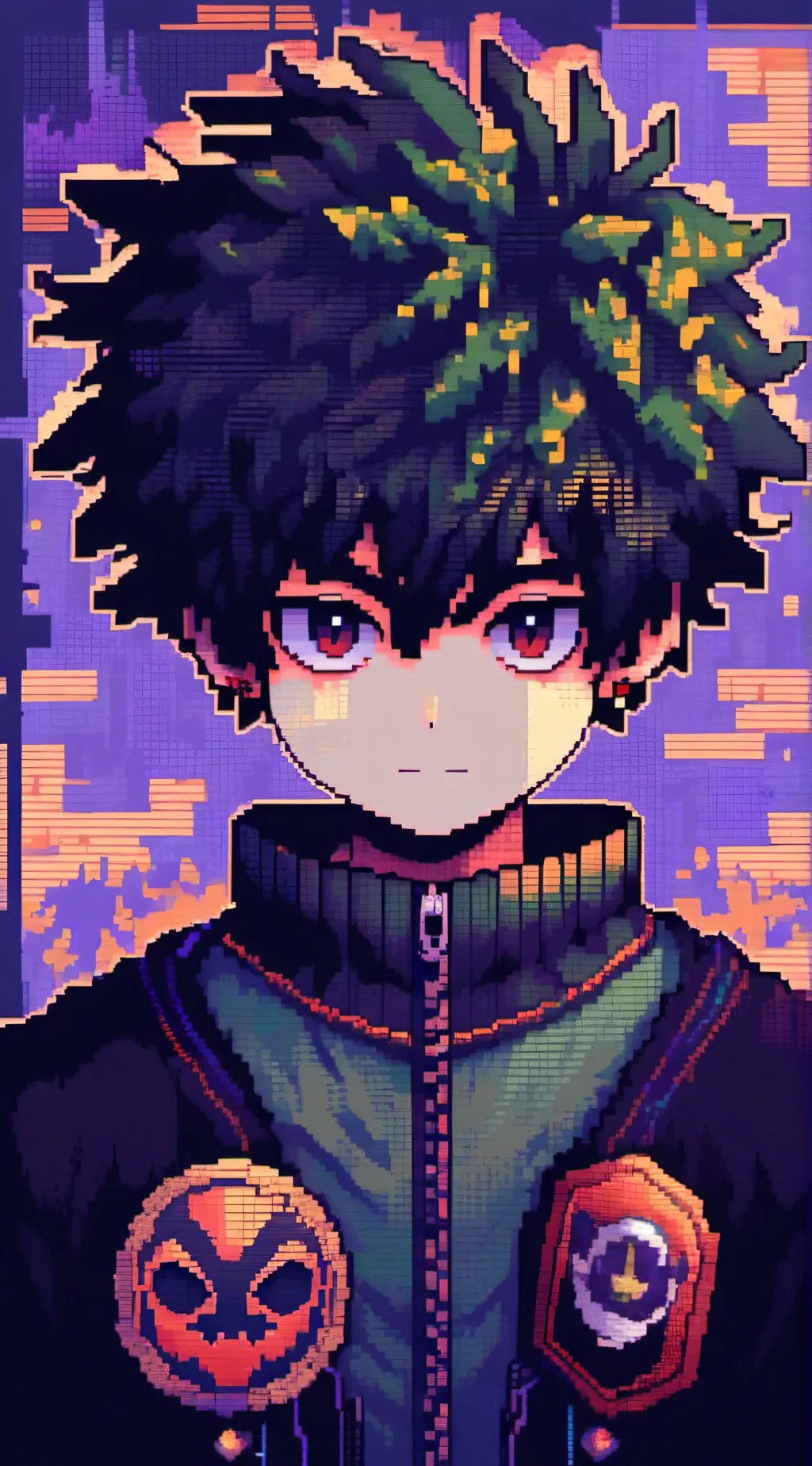 ai character: villian deku background