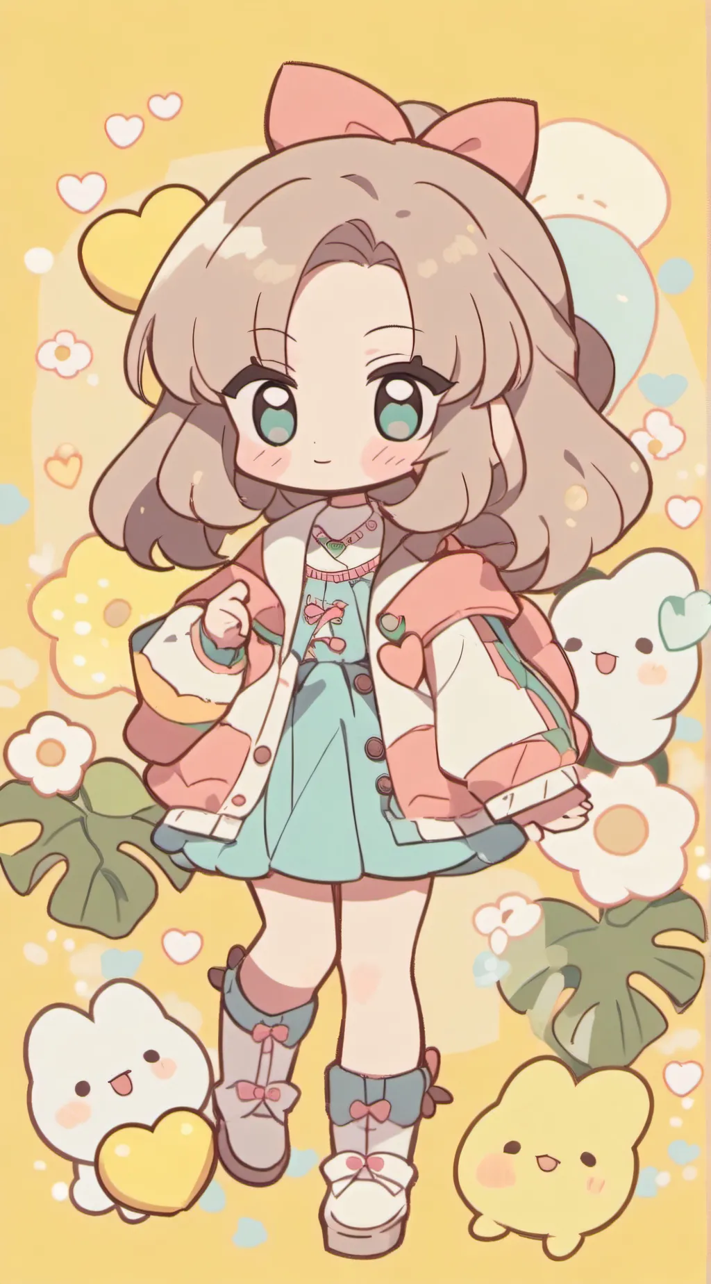 ai character: sunny background