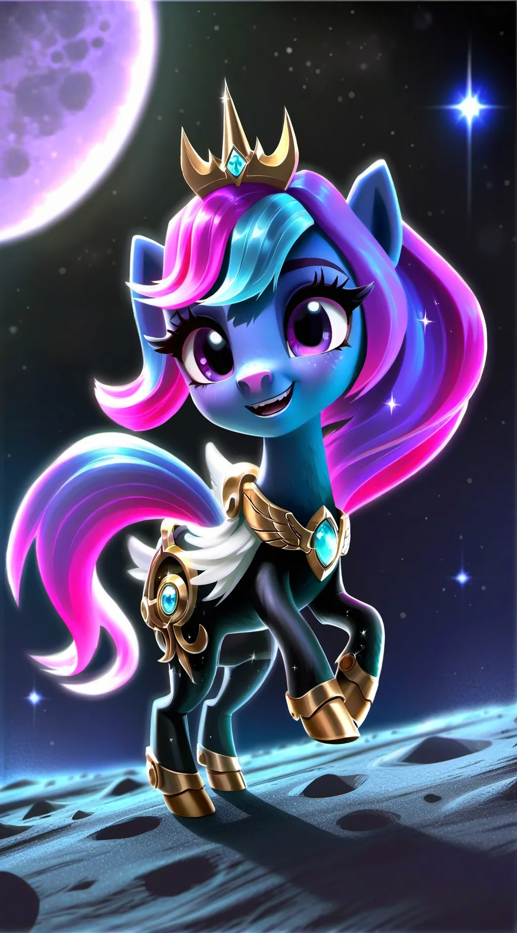 ai character: Nightmare Moon background