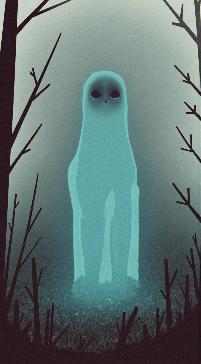 ai character: Ghosty background