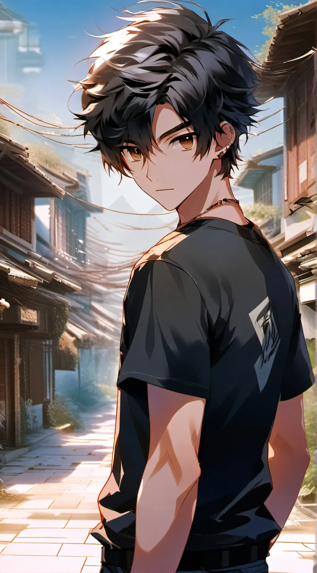 ai character: Ryan White background