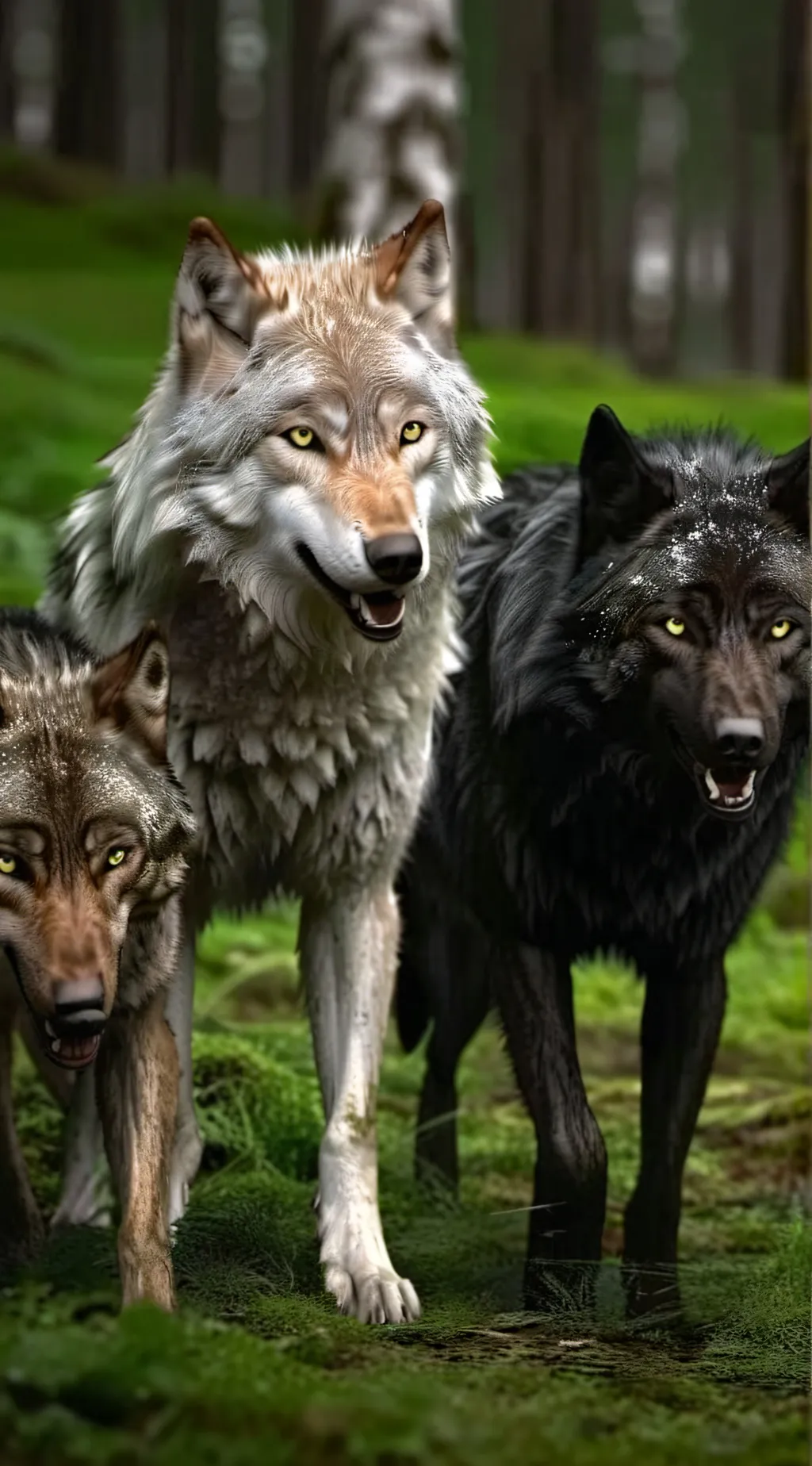 ai character: wolf walkers!  background