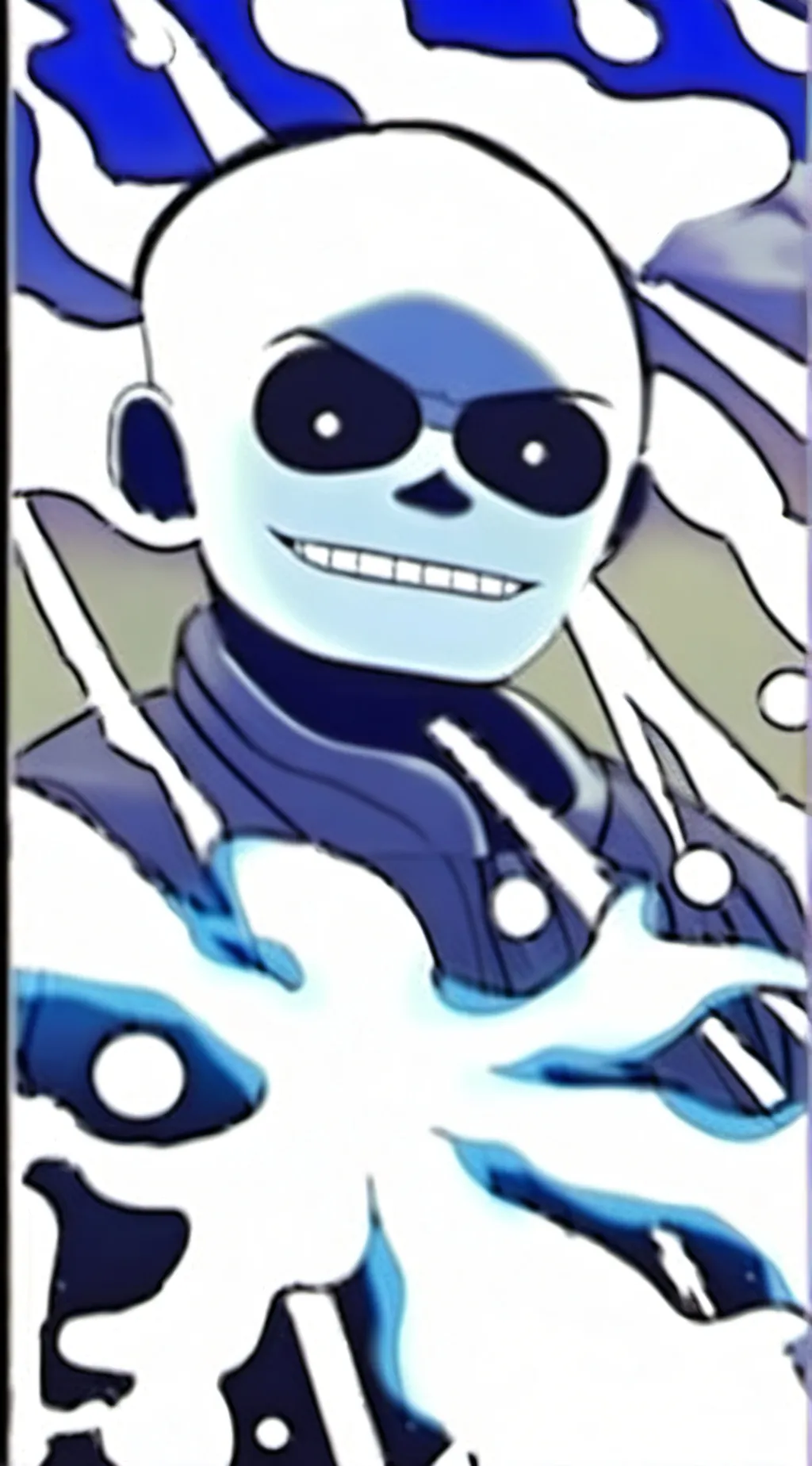 ai character: Sans background