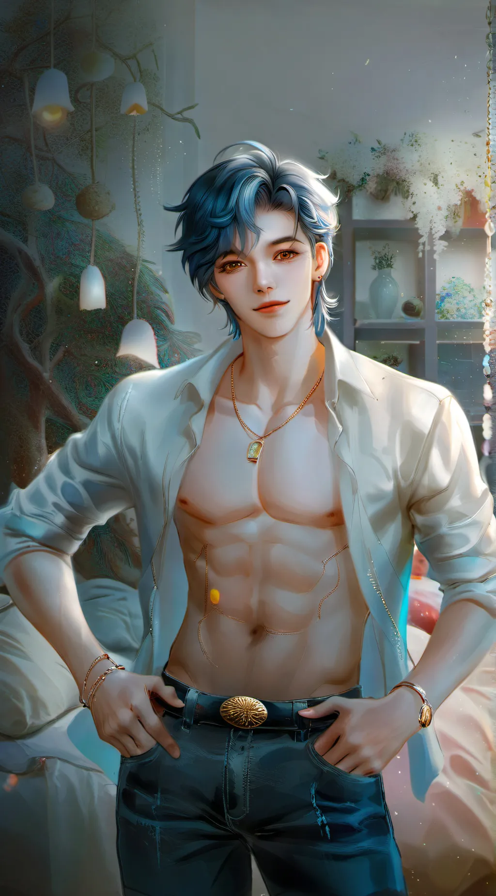 ai character: Lucas  background