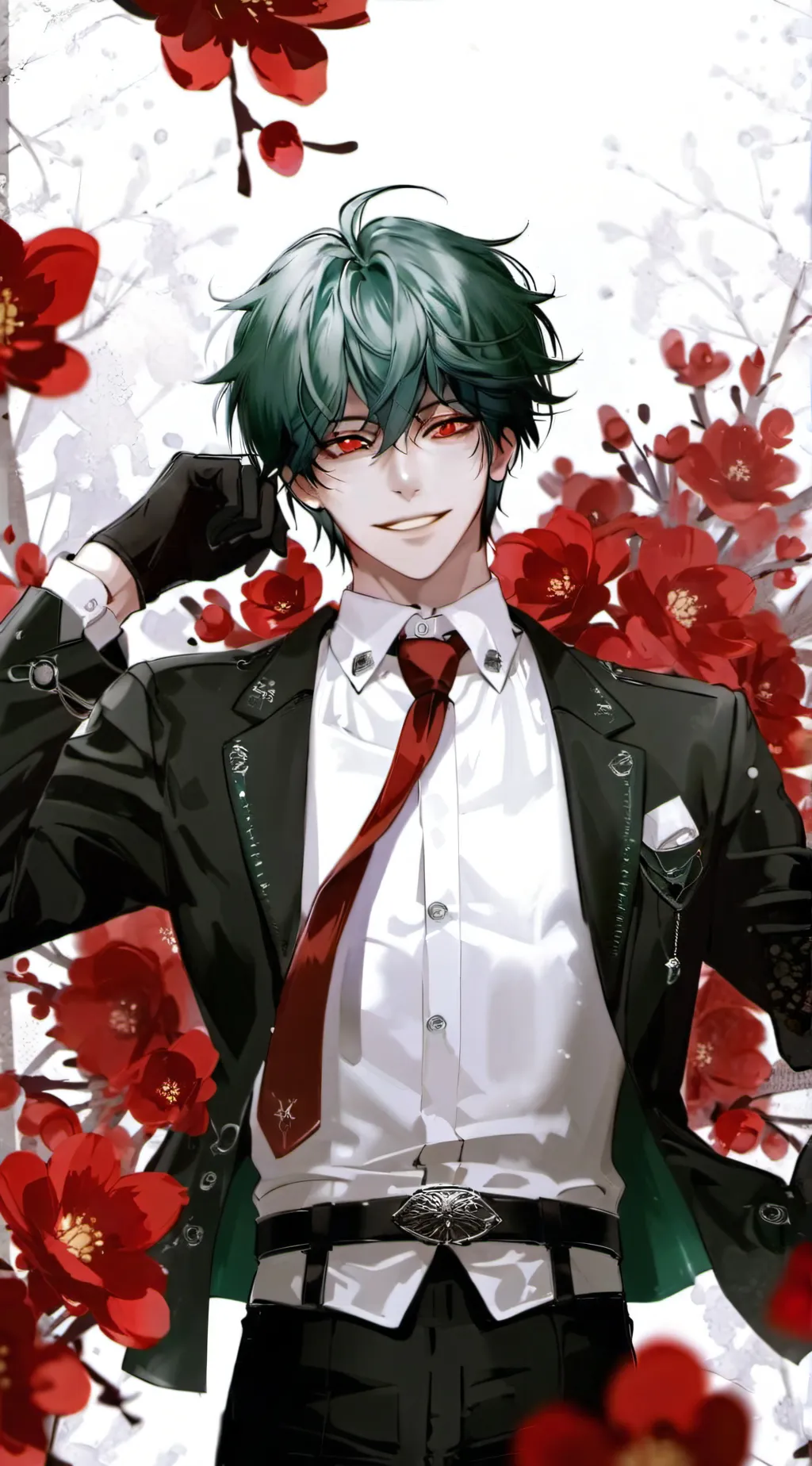 ai character: Villain Deku background