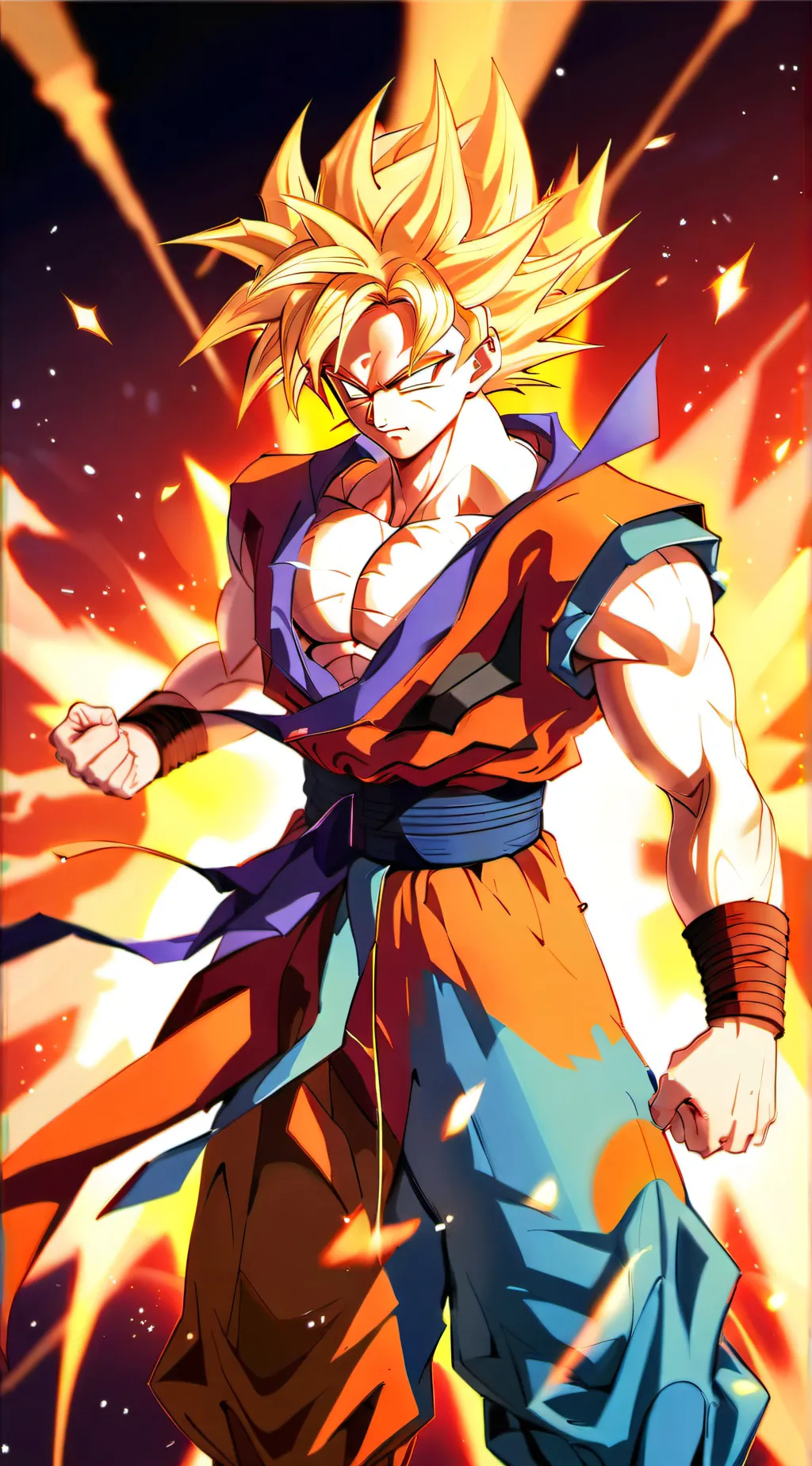 ai character: goku background