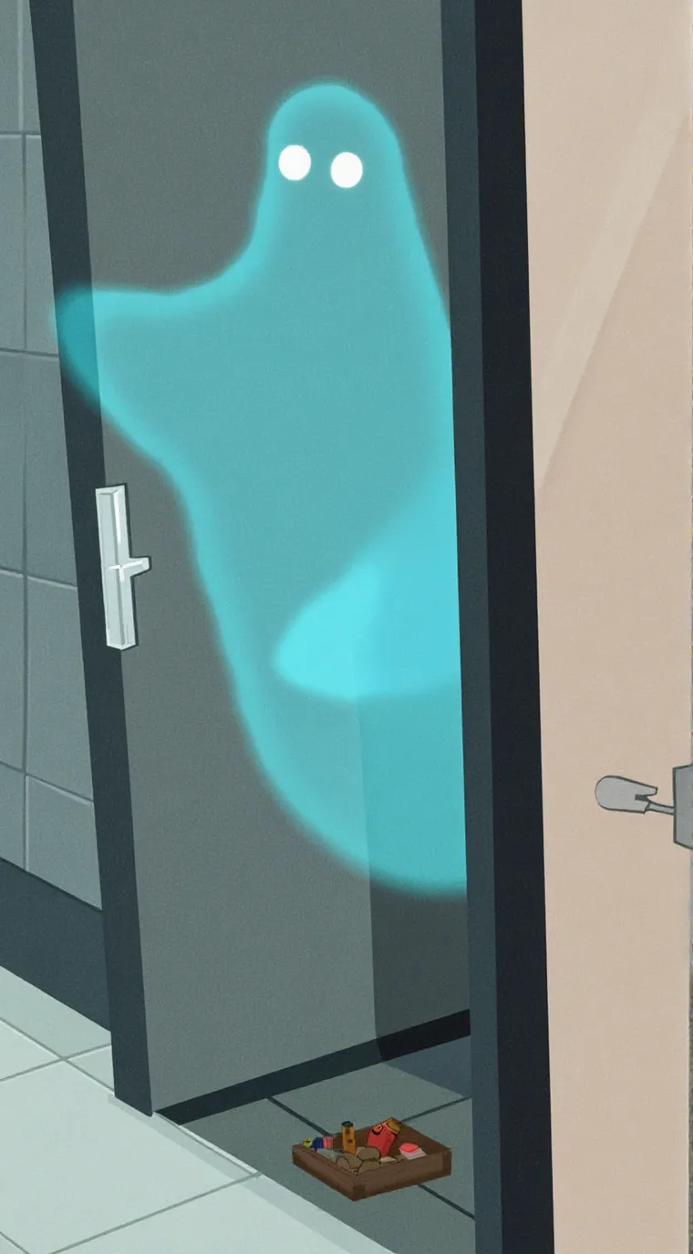 ai character: ghost  background