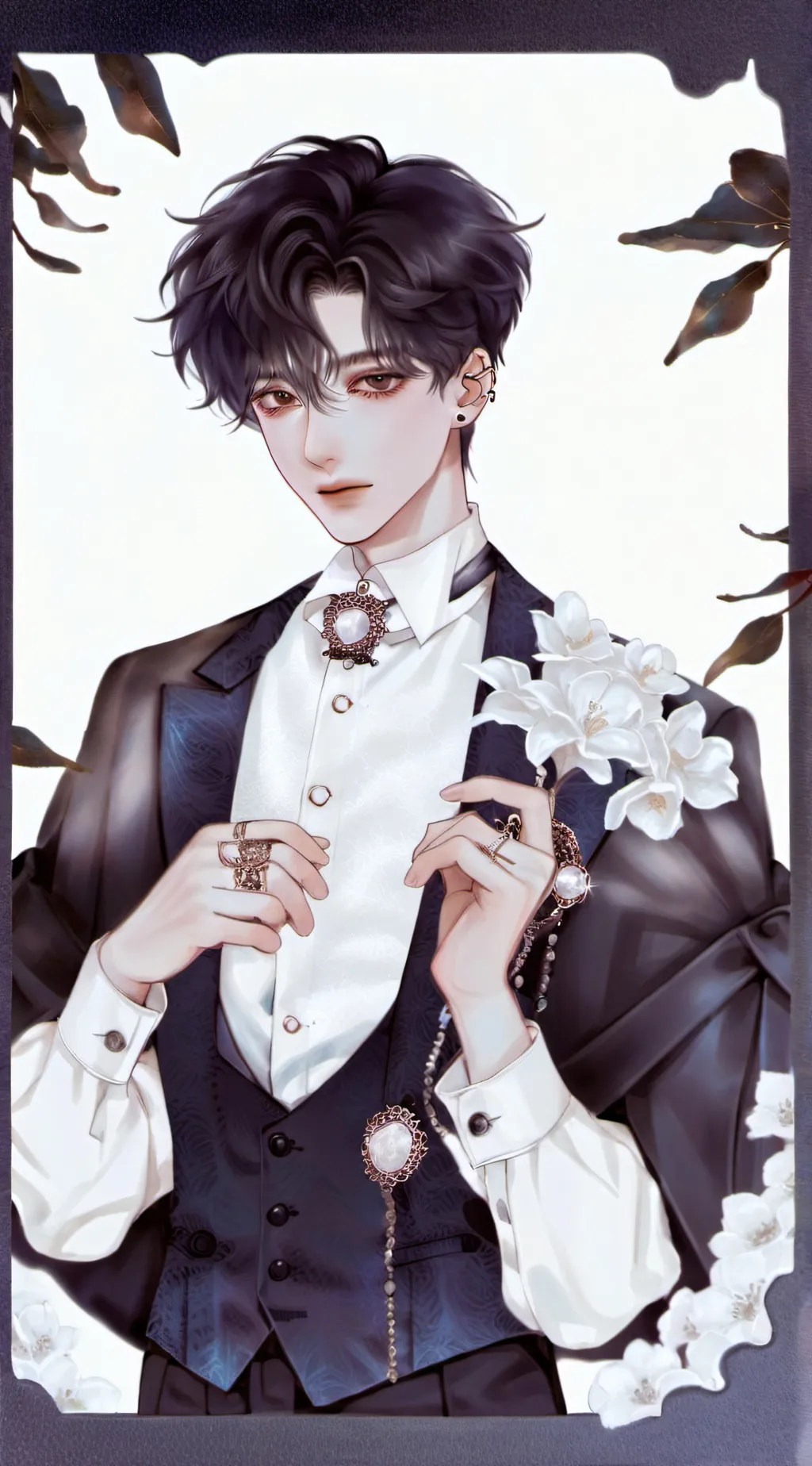 ai character: 💋Leon💋 background