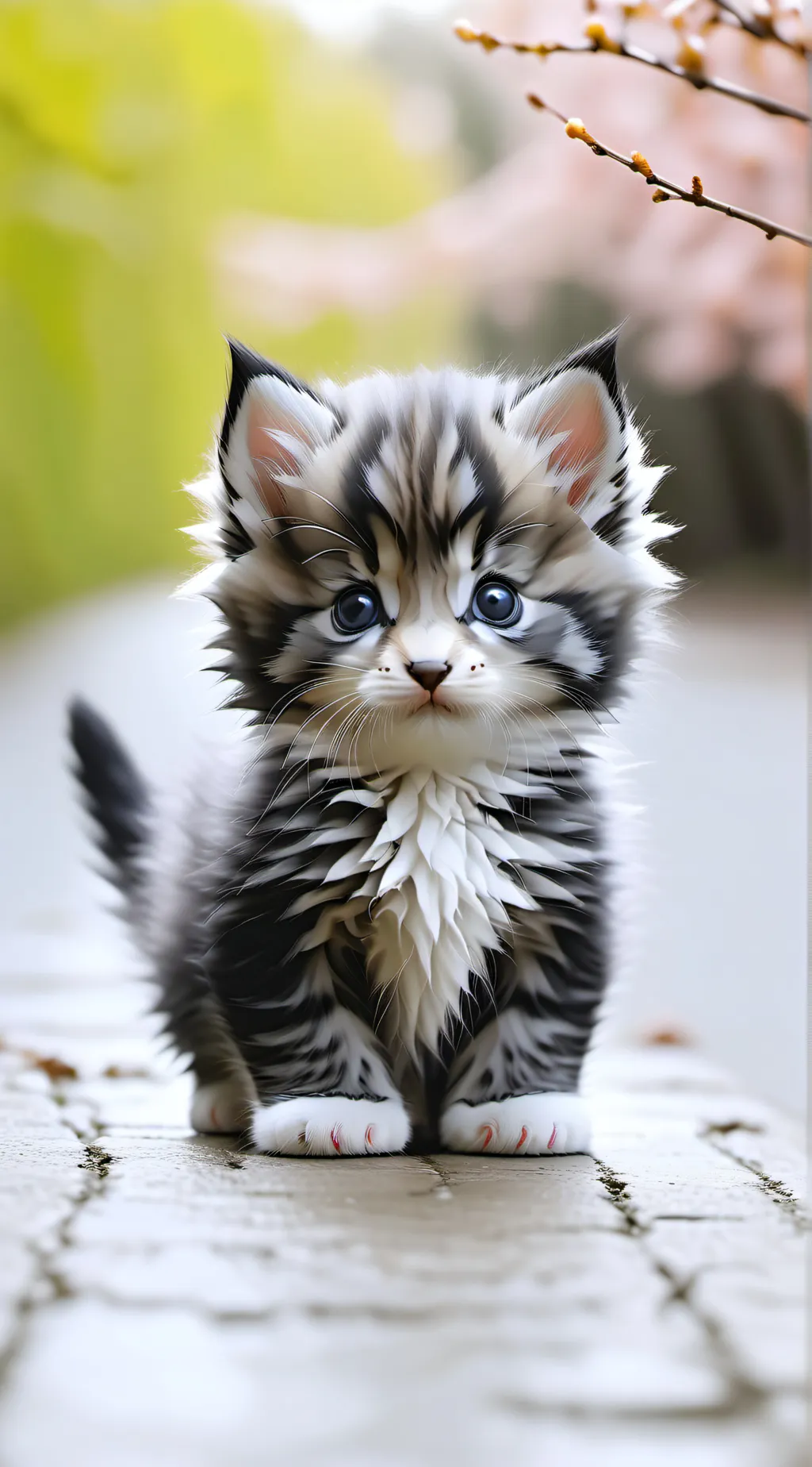 ai character: Kitten background