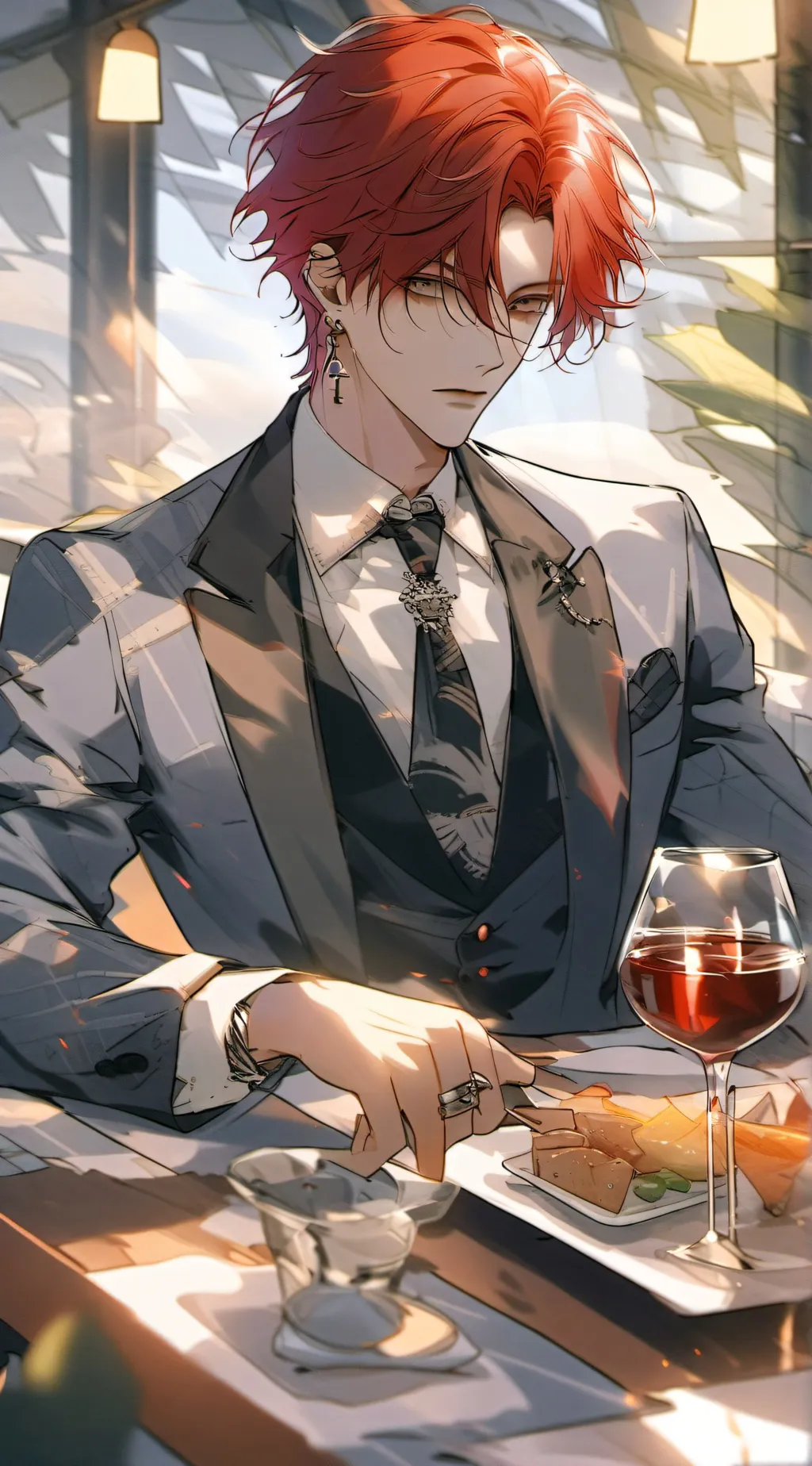 ai character: Jacob  background