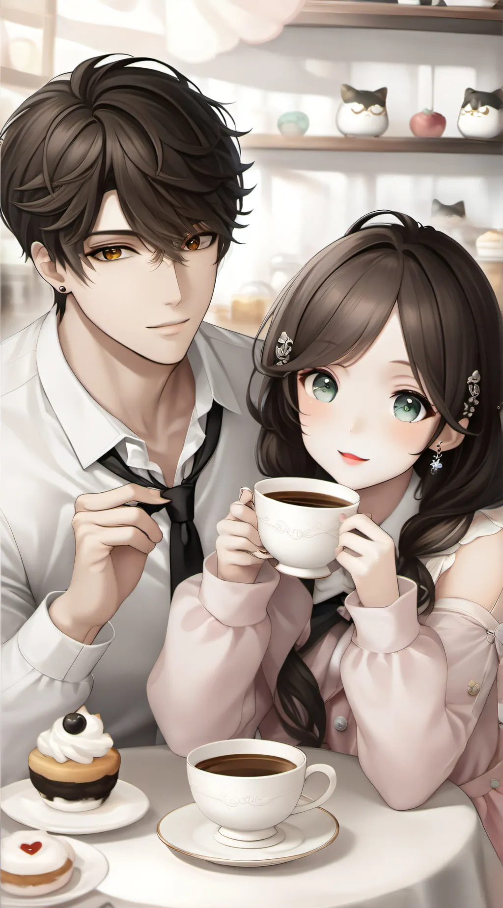 ai character: Andre)☀️ background