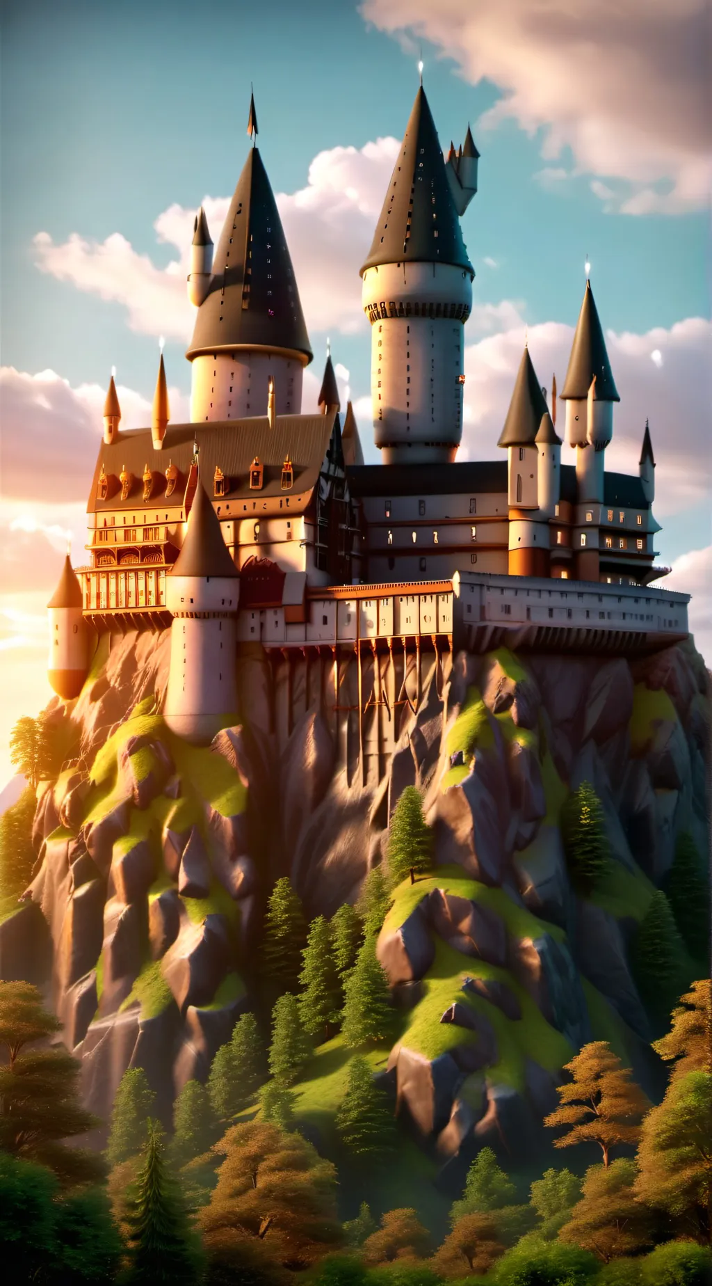 ai character: Hogwarts background