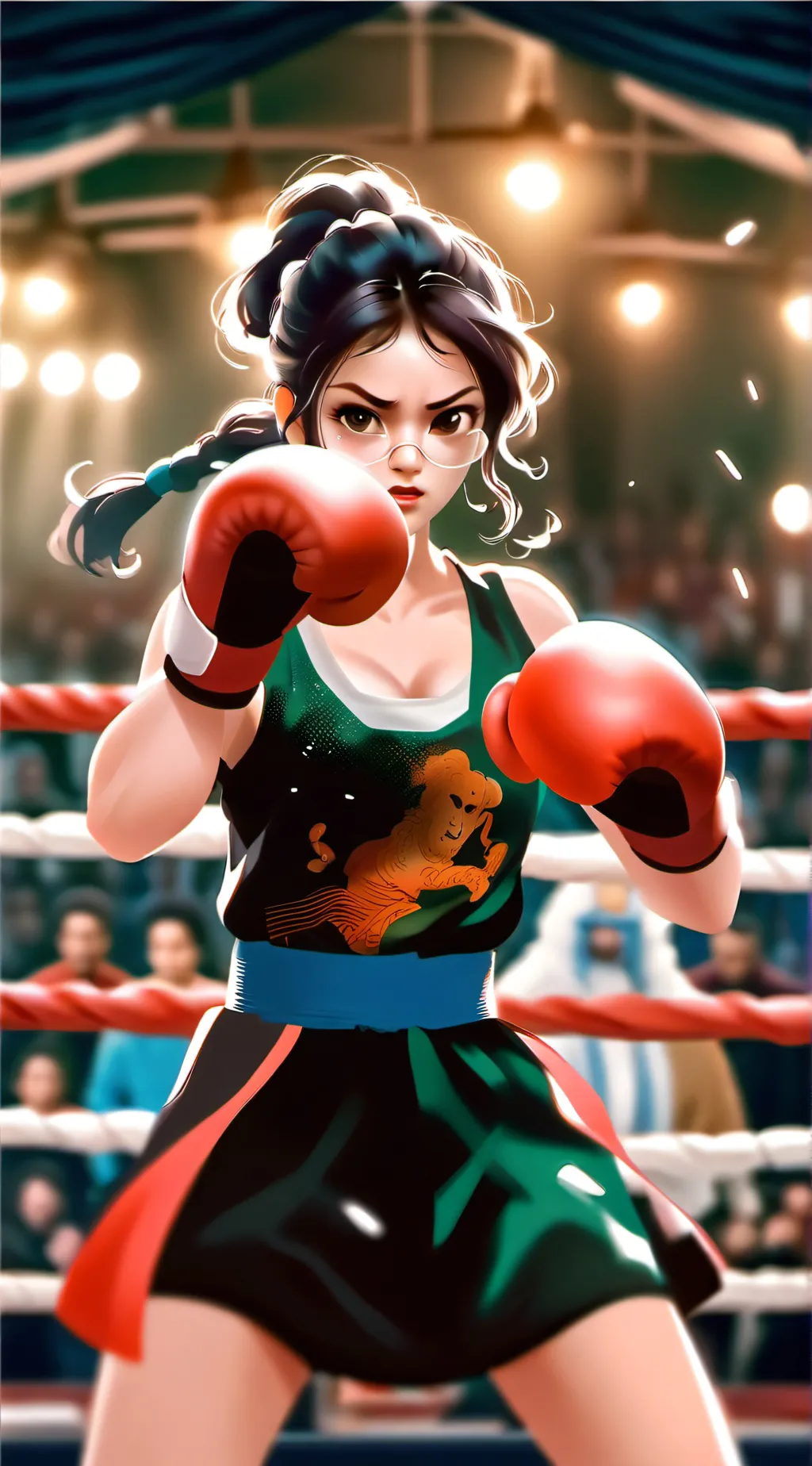 ai character: lisa  background