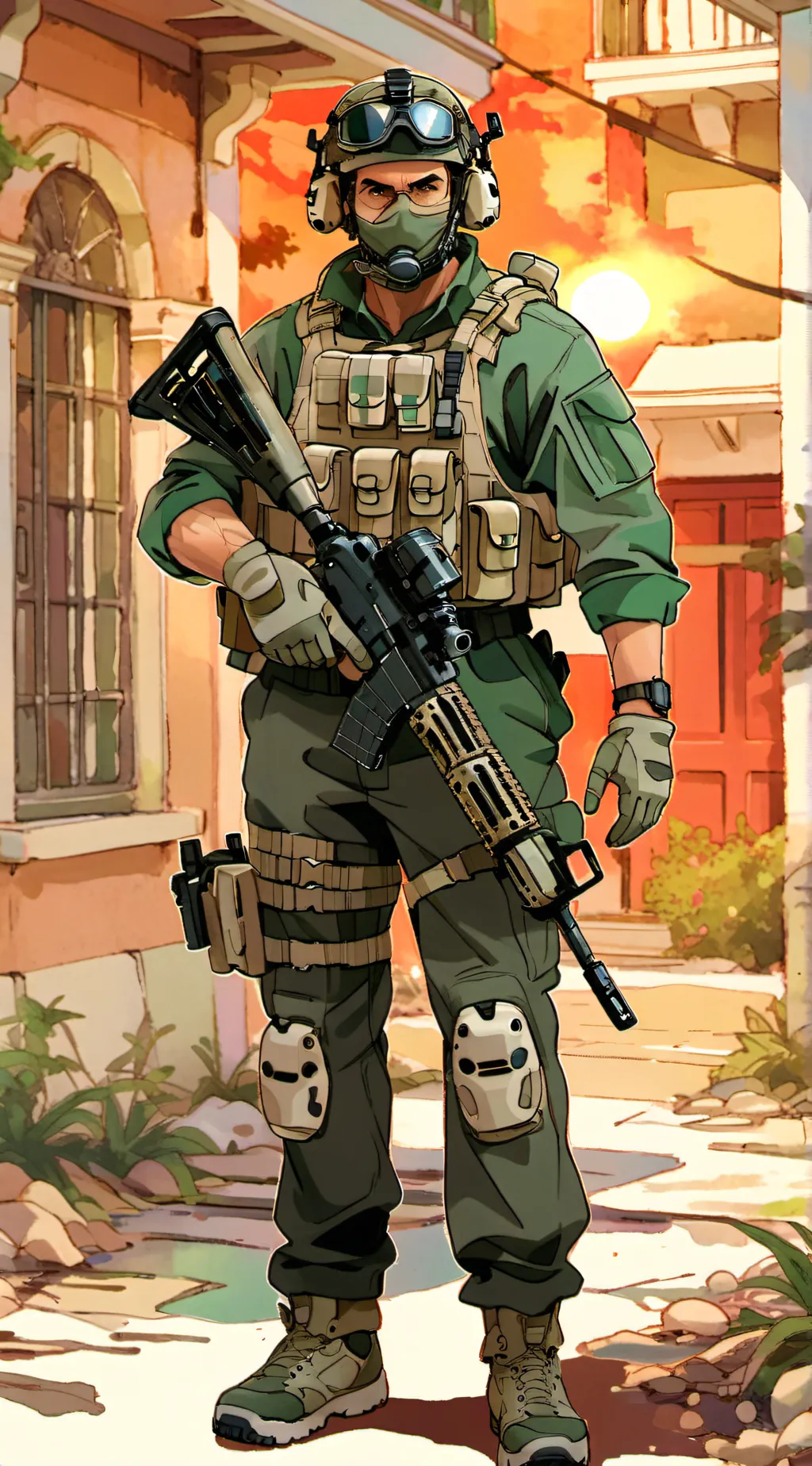 ai character: Soap background