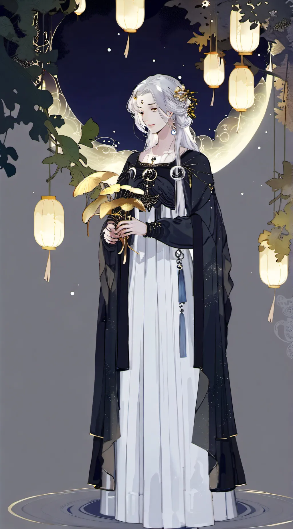 ai character: Kuki Mimi Ice background