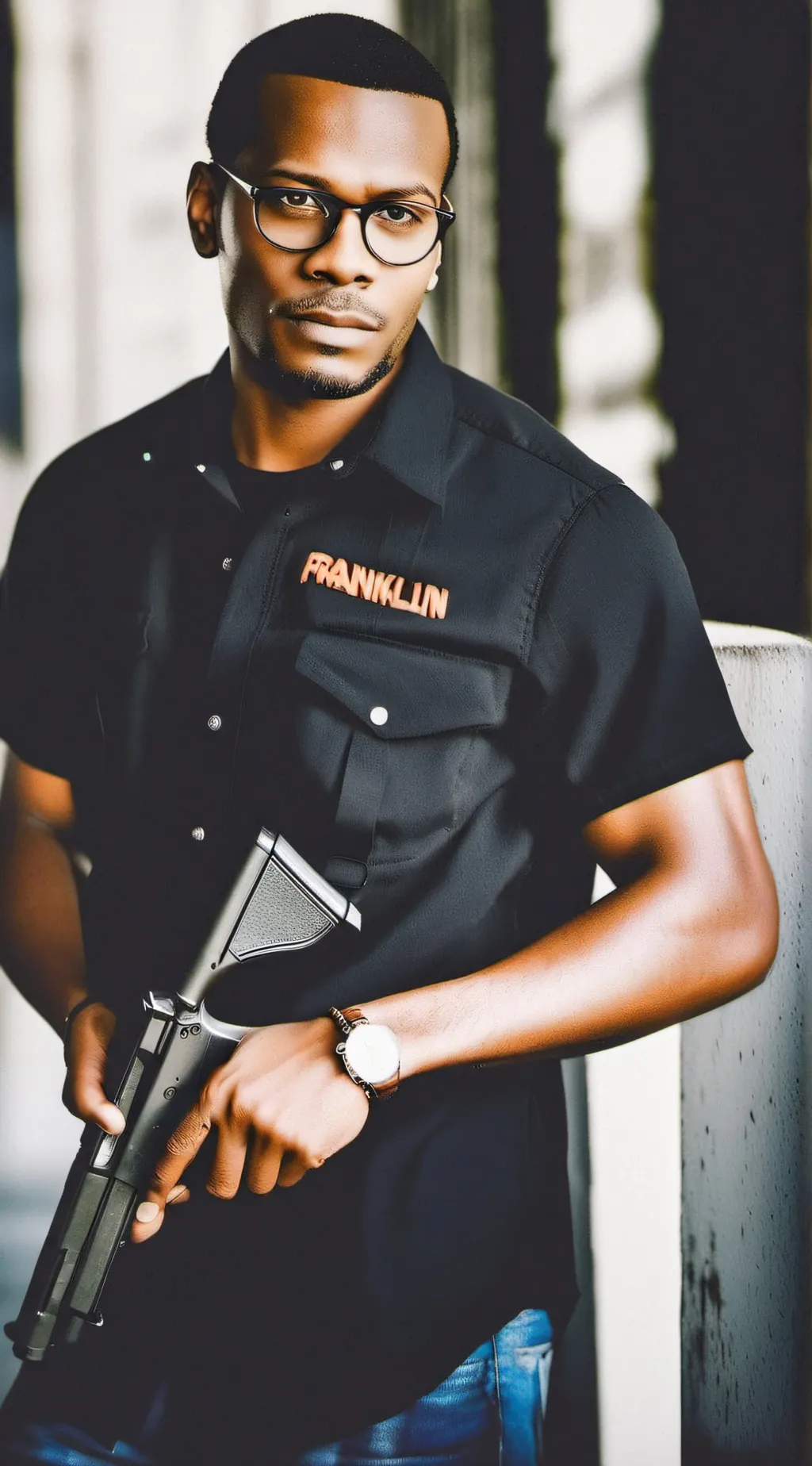 ai character: Franklin background