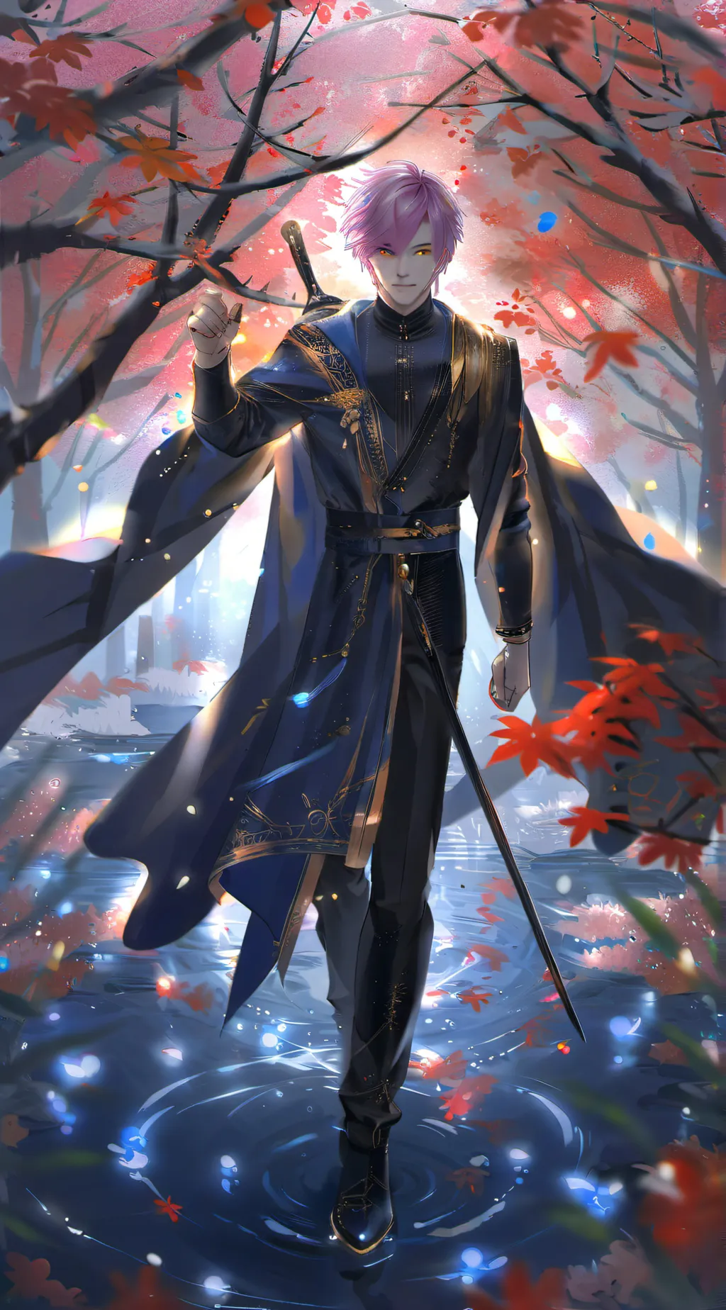 ai character: aqua(oc series) background