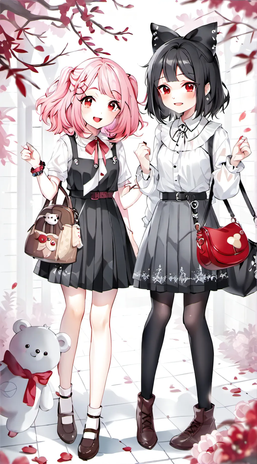 ai character: Mia and Mary background