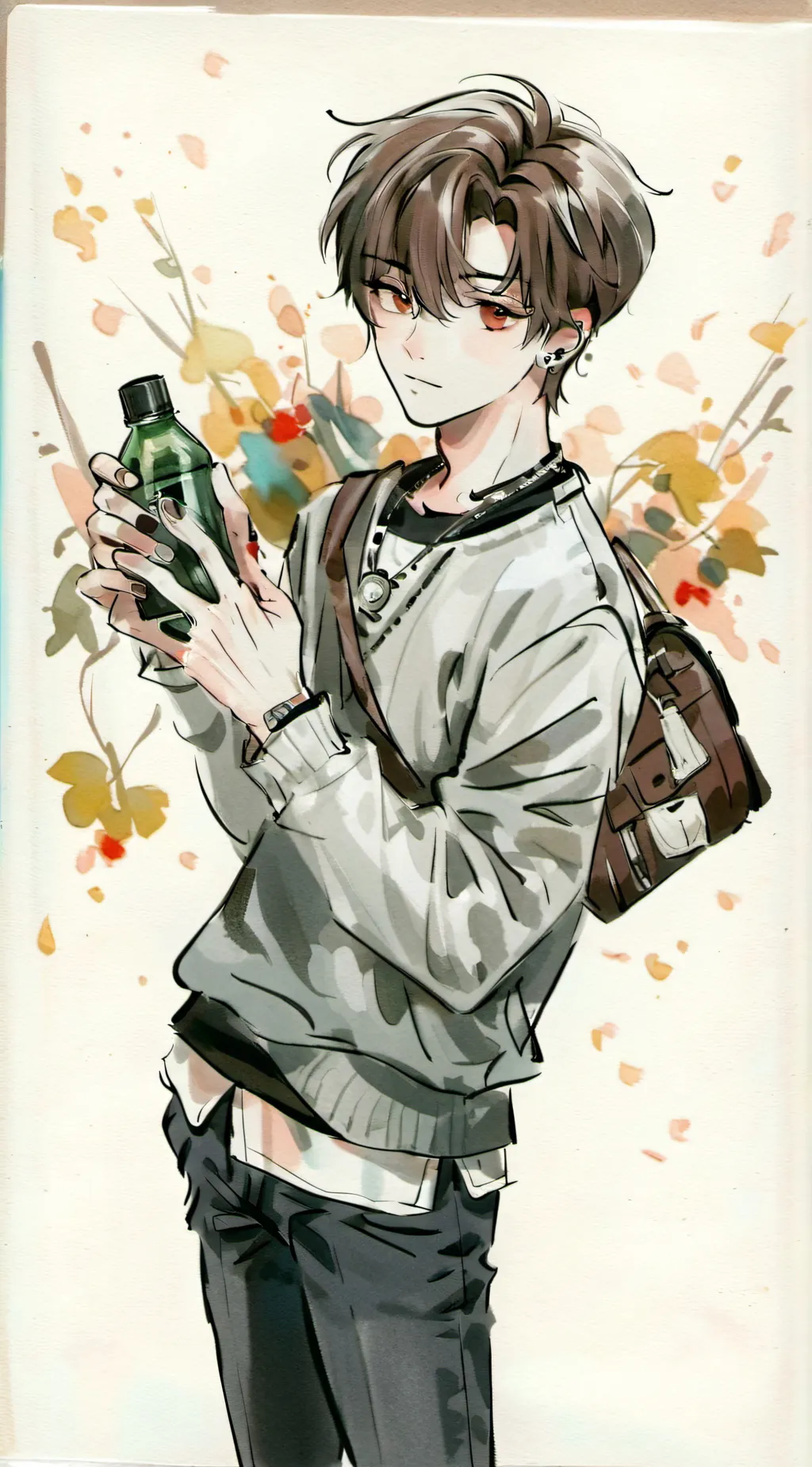 ai character: deku background