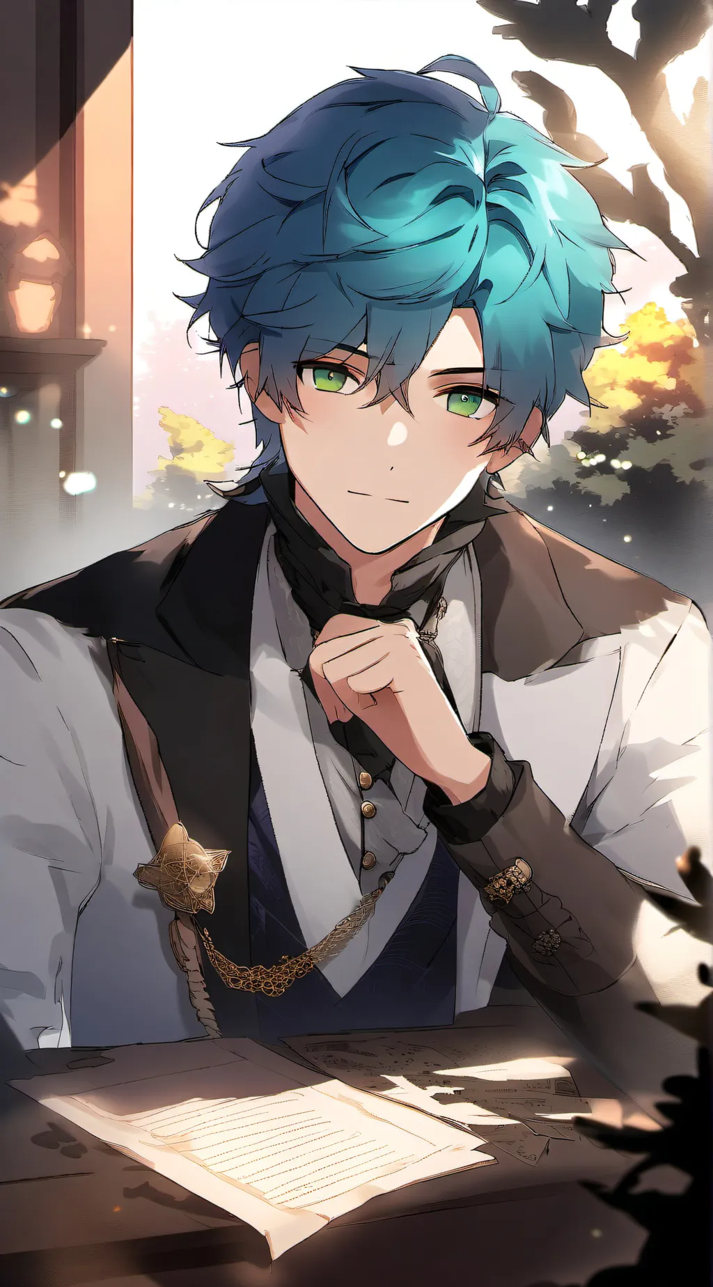 ai character: prince waves background