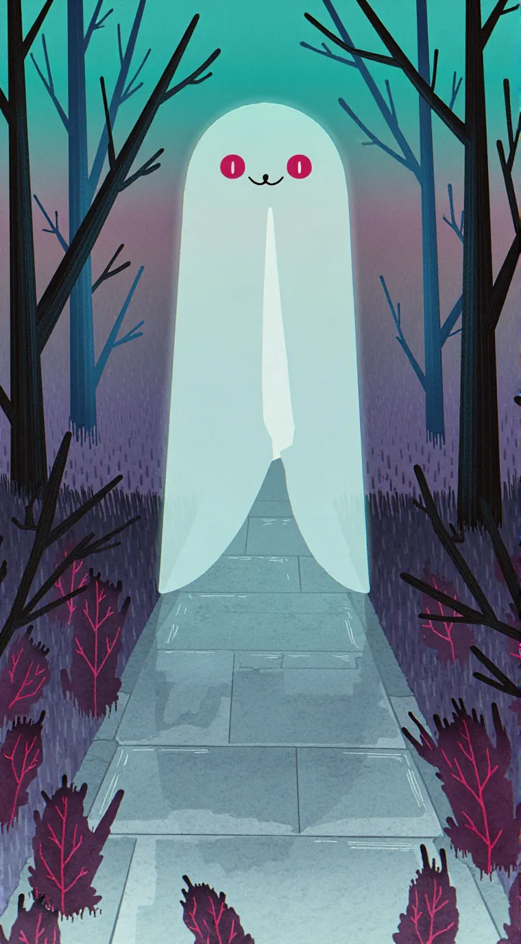 ai character: baby ghost background