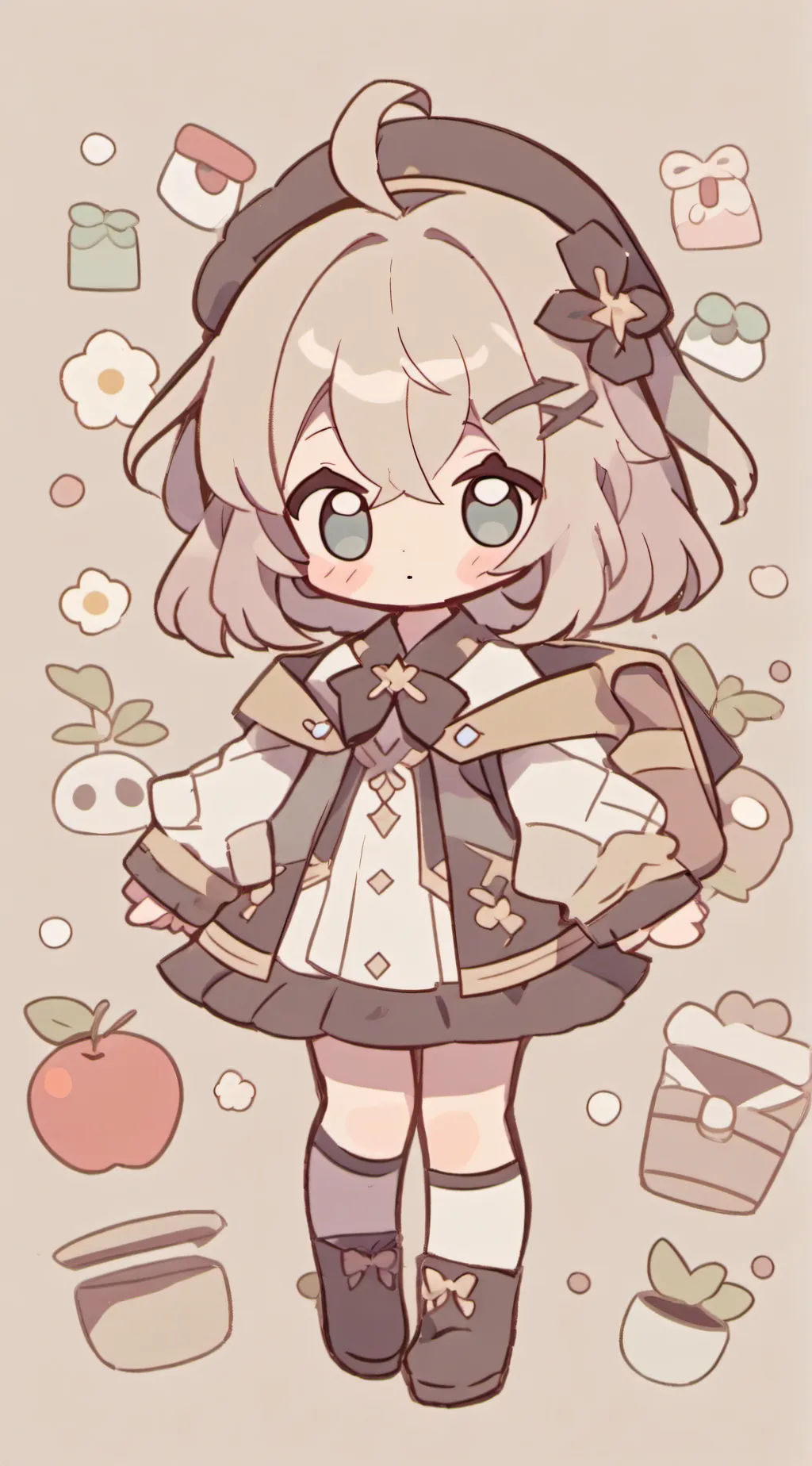 ai character: Little Sister background