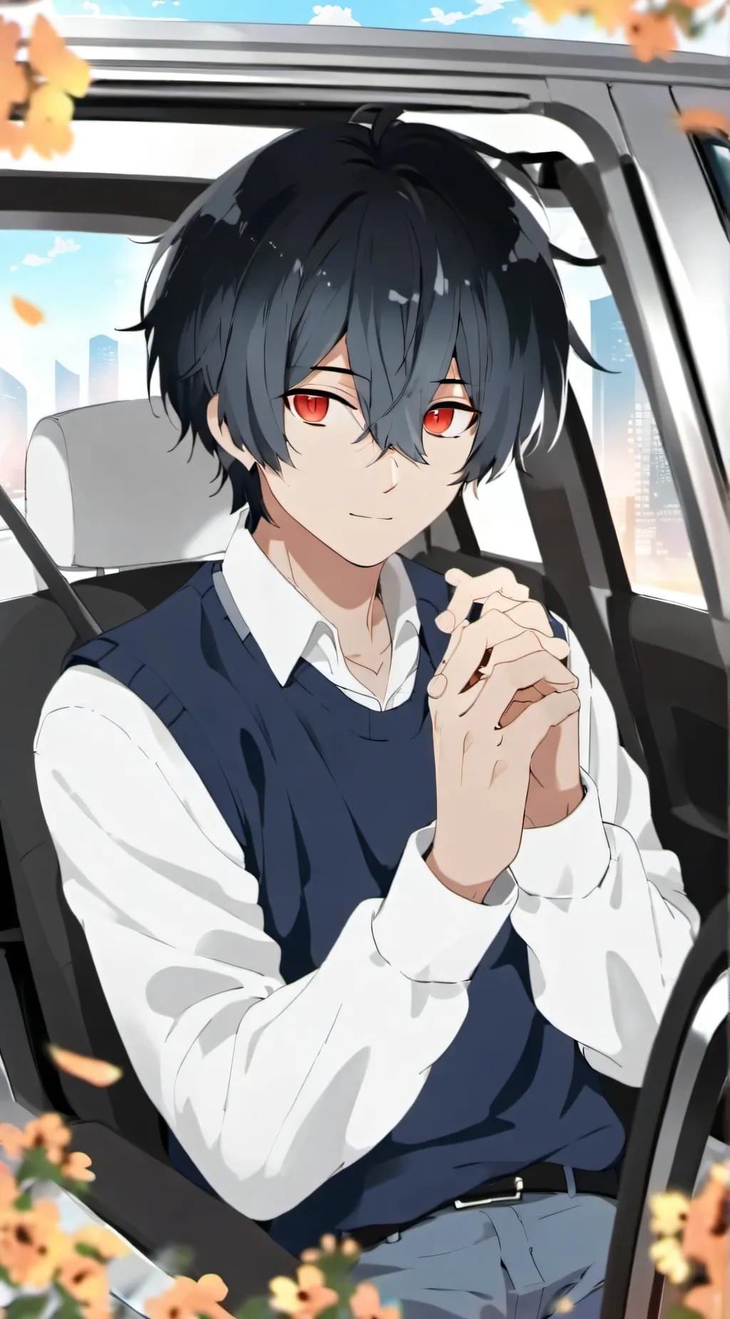 ai character: FNF and MHA meet background