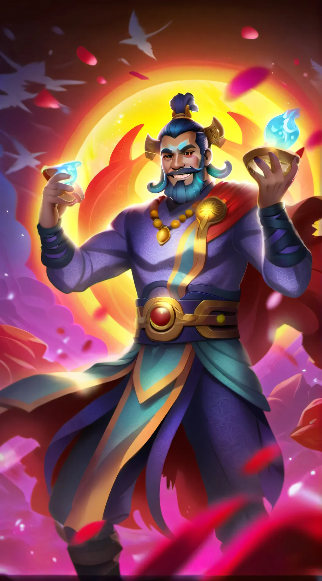 ai character: Ares v2 background