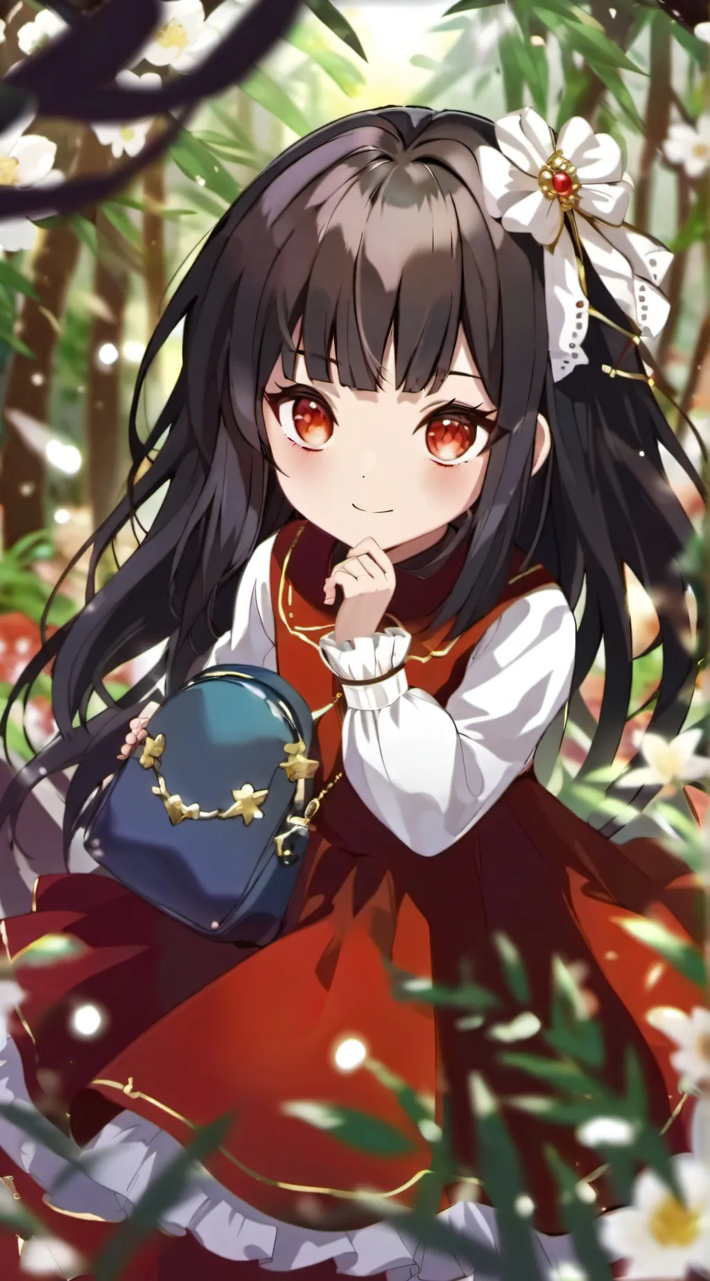 ai character: Rose background